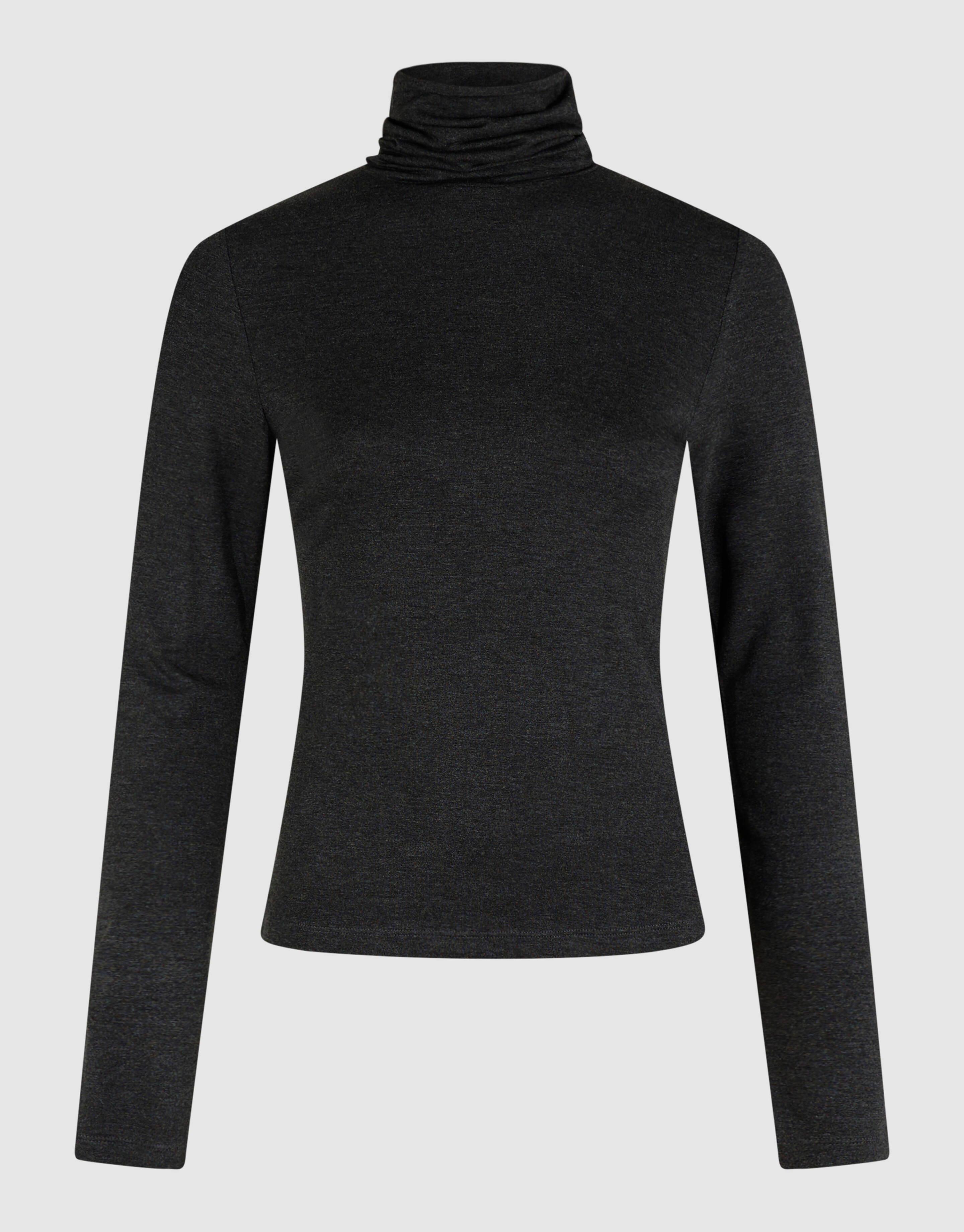 Col Neck Longsleeve Schwarz SHOEBY WOMEN