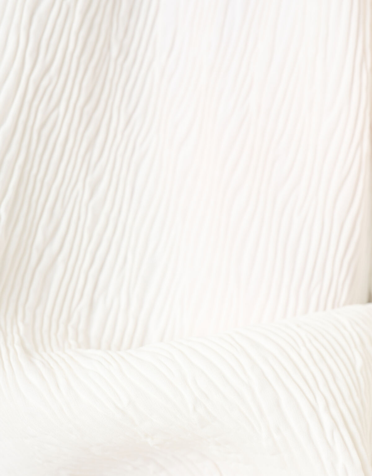 Plissee-Kr&auml;uselbluse Wit SHOEBY WOMEN