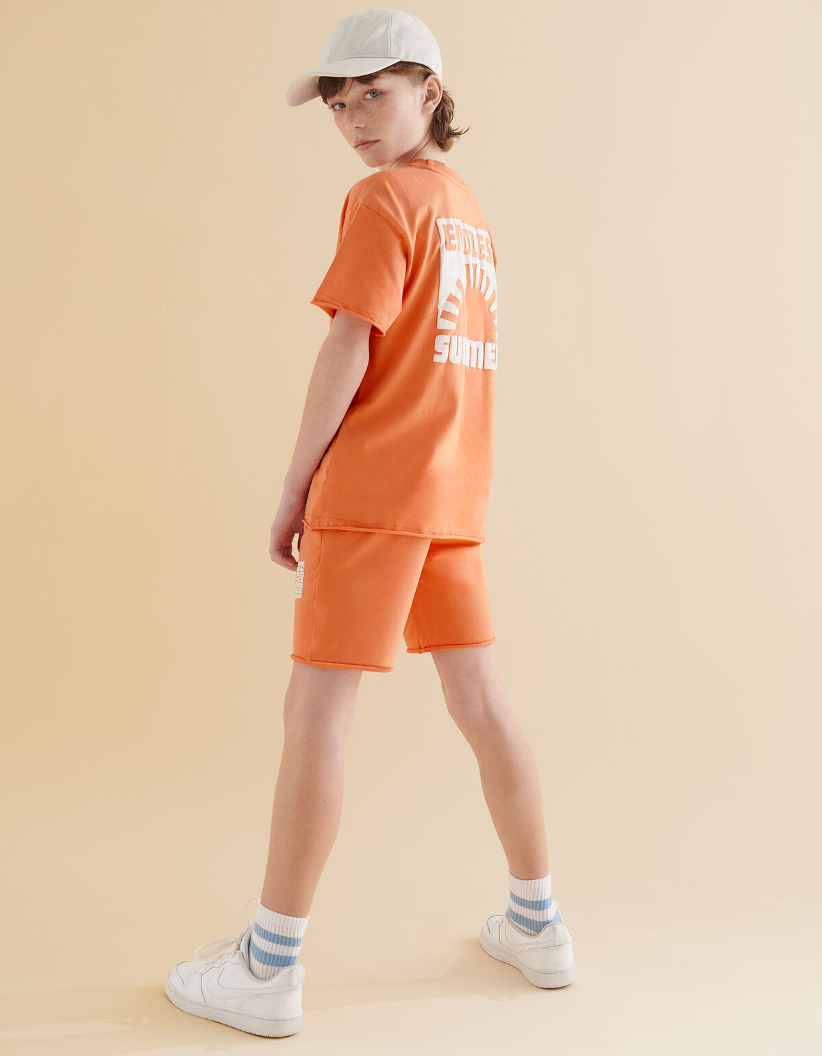 Kunstwerk T-shirt Orange SHOEBY BOYS