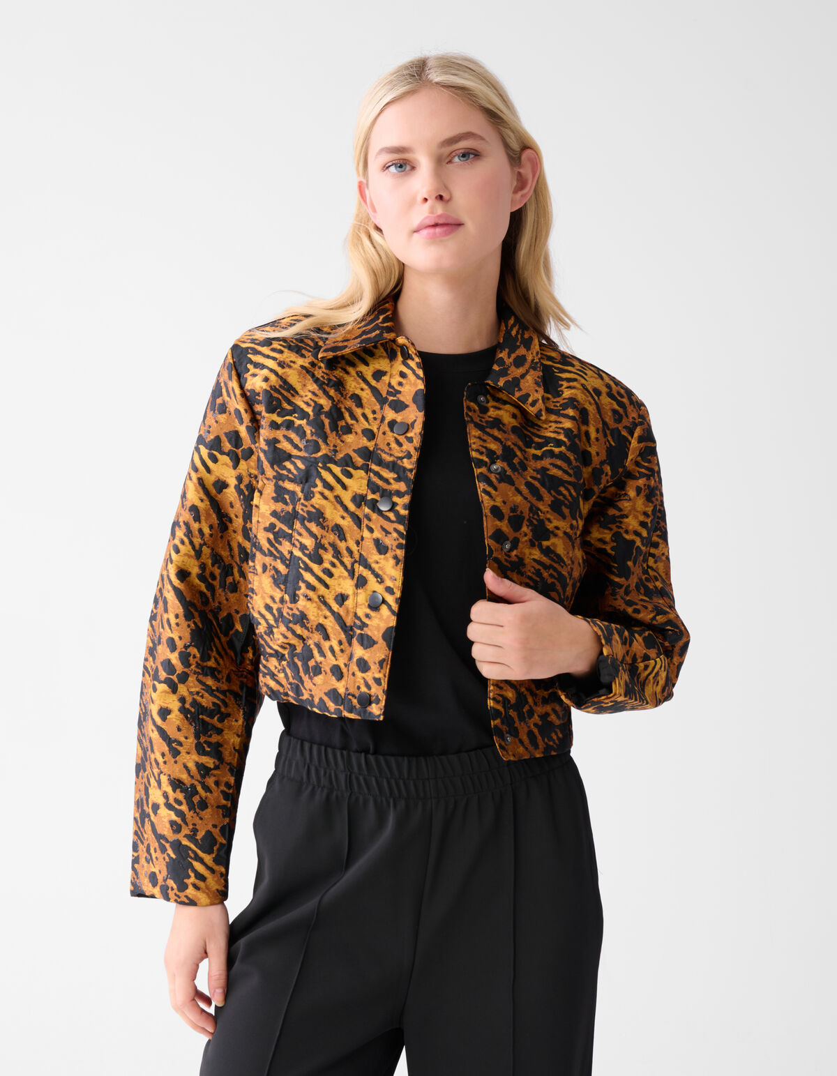 Leoparden Jacke Braun SHOEBY WOMEN