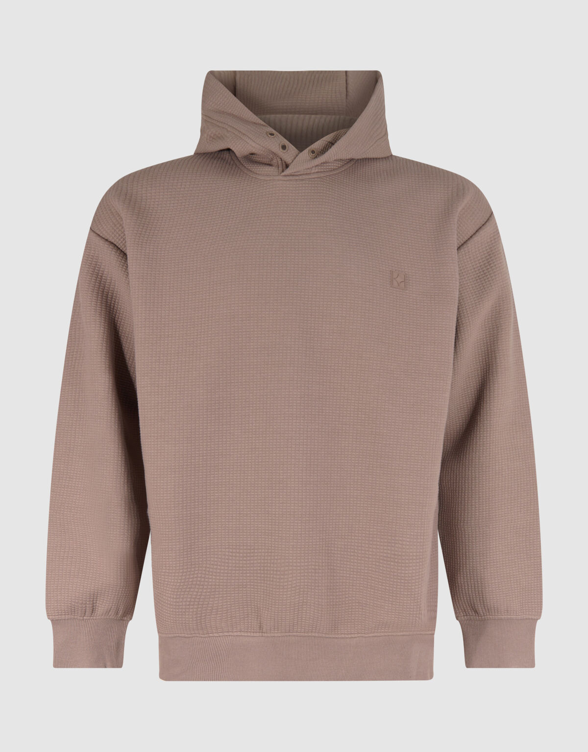 Jacquard Hoodie Hellbraun SHOEBY MEN