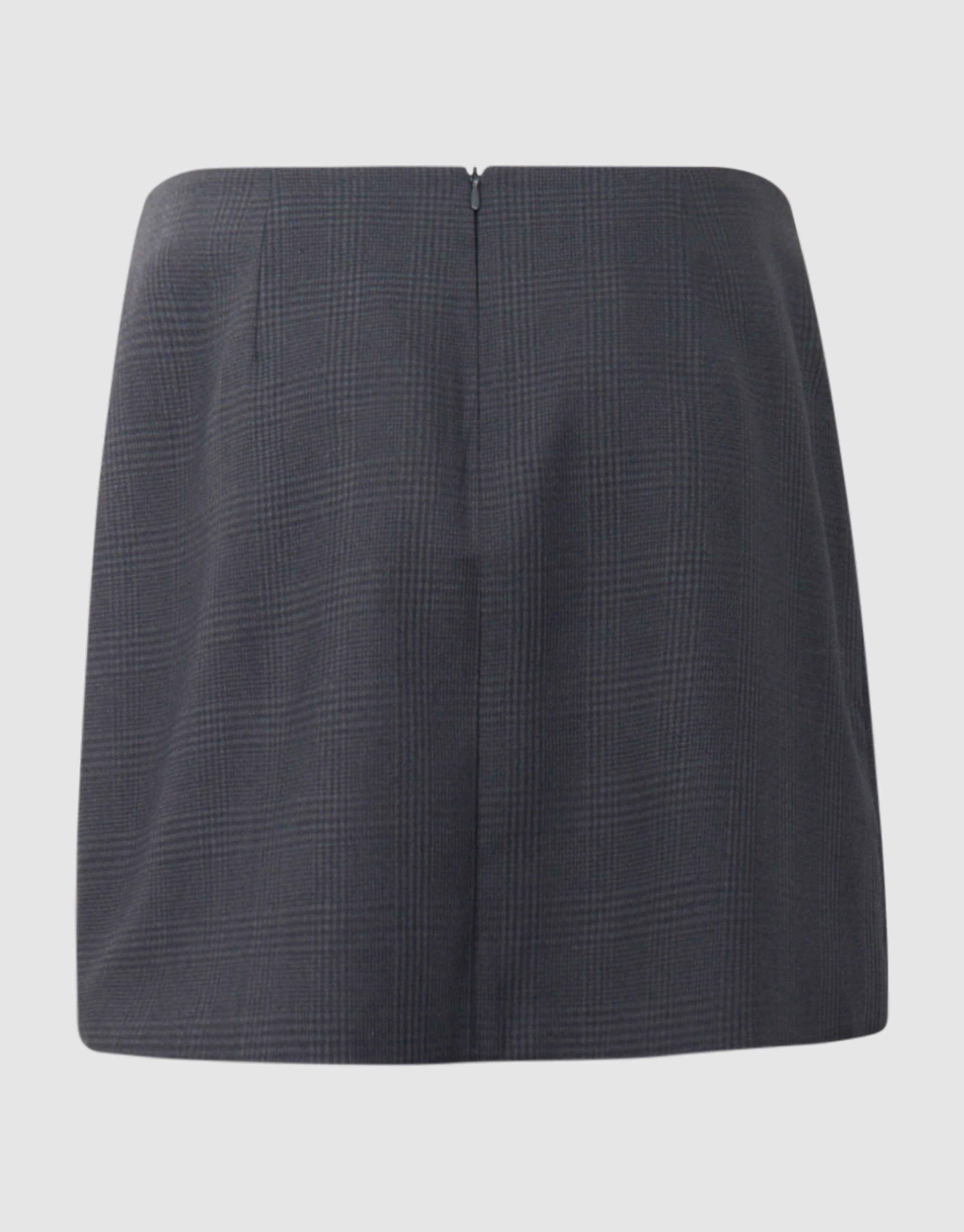 Minirock mit Karomuster Dunkelgrau SHOEBY WOMEN