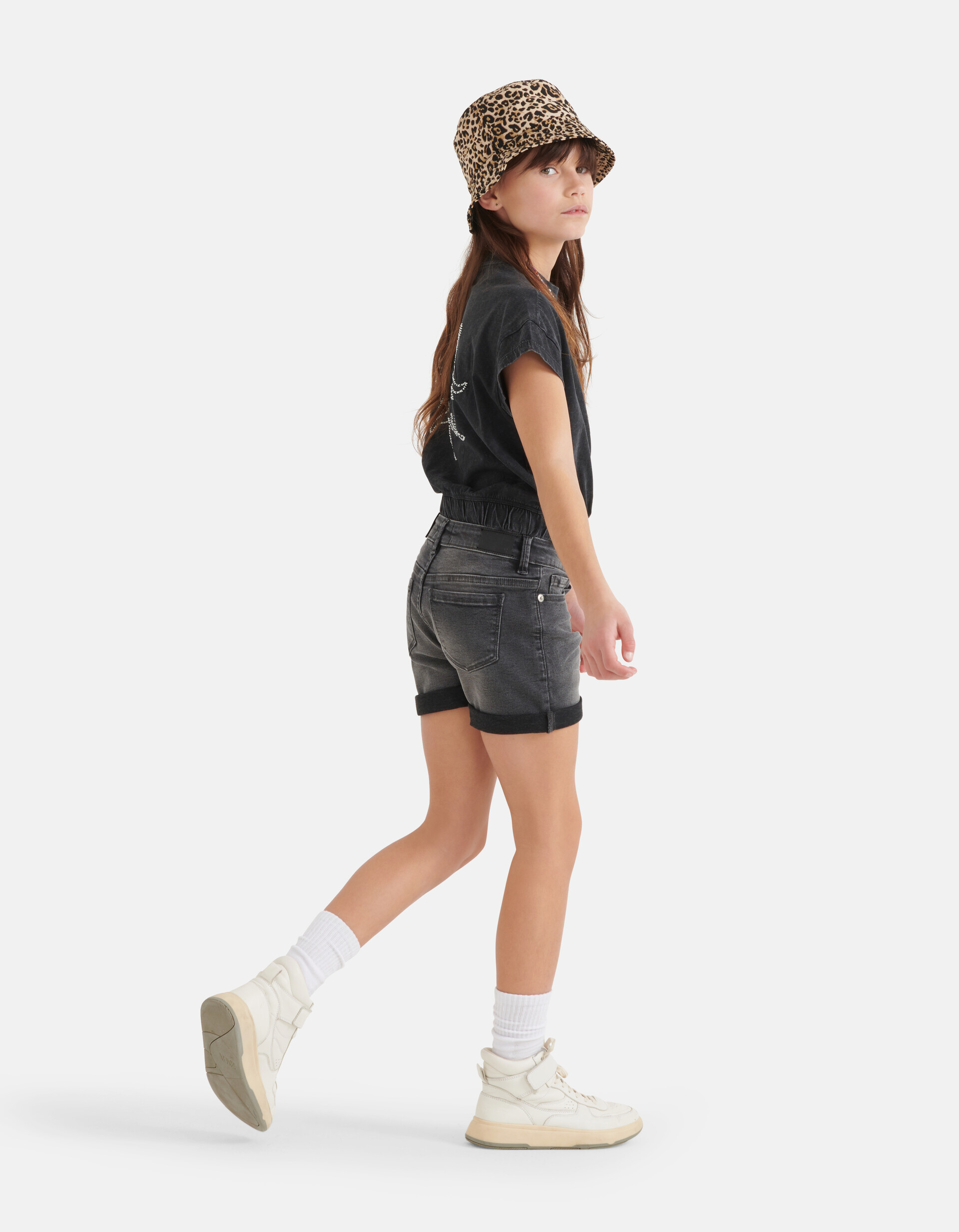 Denim Shorts Dunkelgrau SHOEBY GIRLS