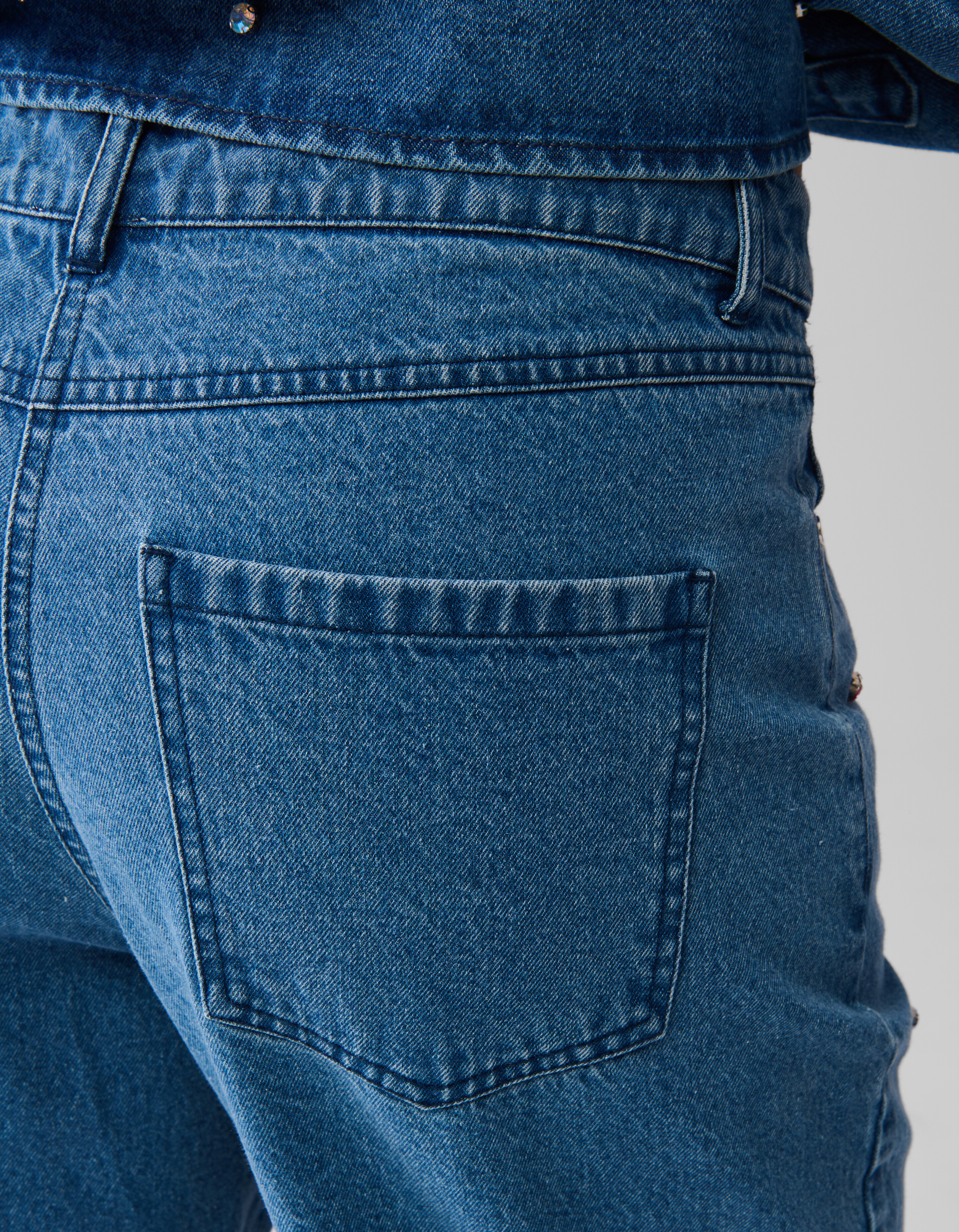 Stone Weit geschnittene Jeans Mediumstone SHOEBY WOMEN