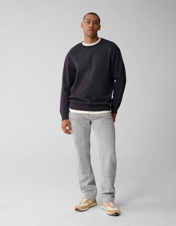Big Sparkle Sweater Dunkelgrau SHOEBY MEN