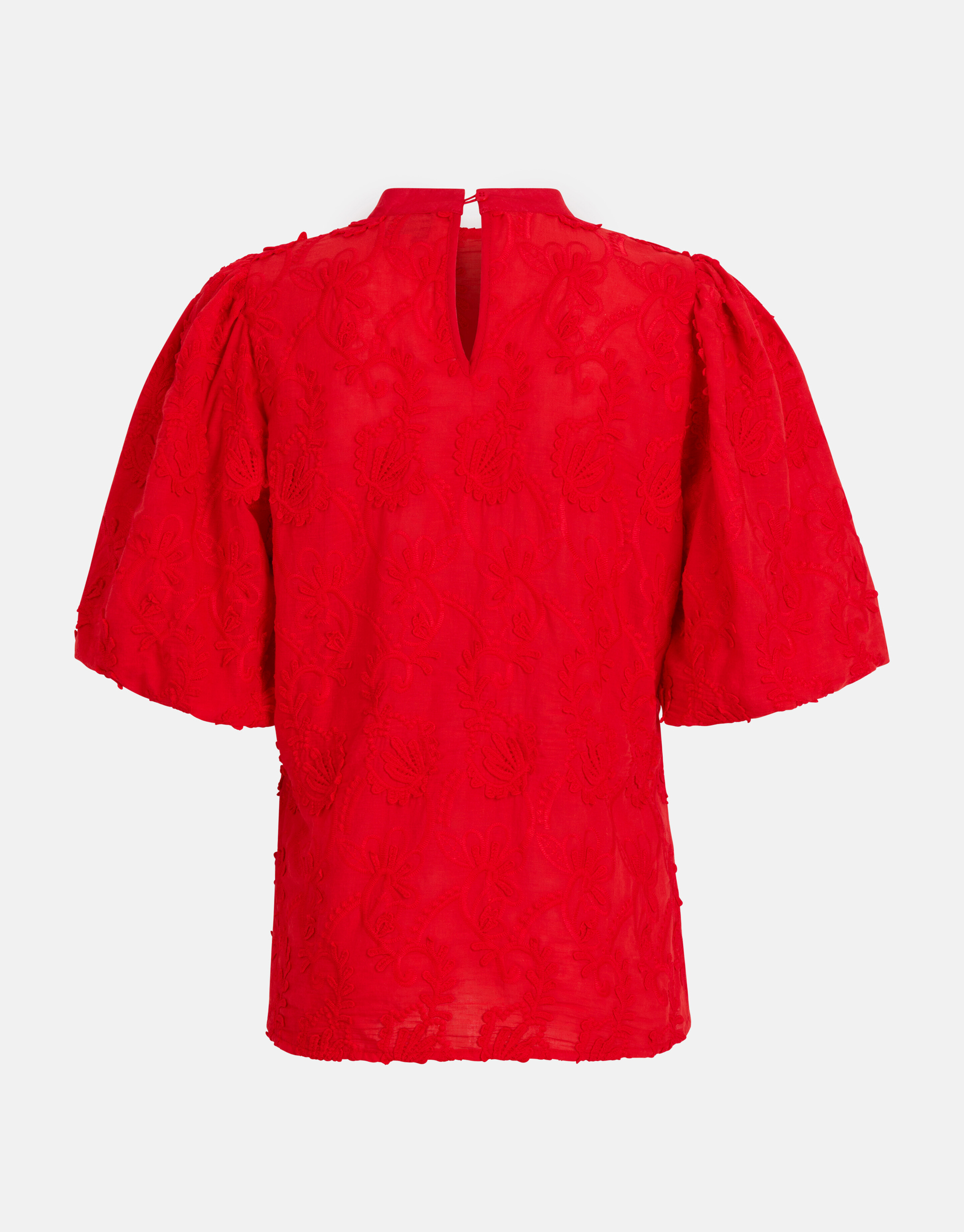 Embroidery Top Rood SHOEBY WOMEN