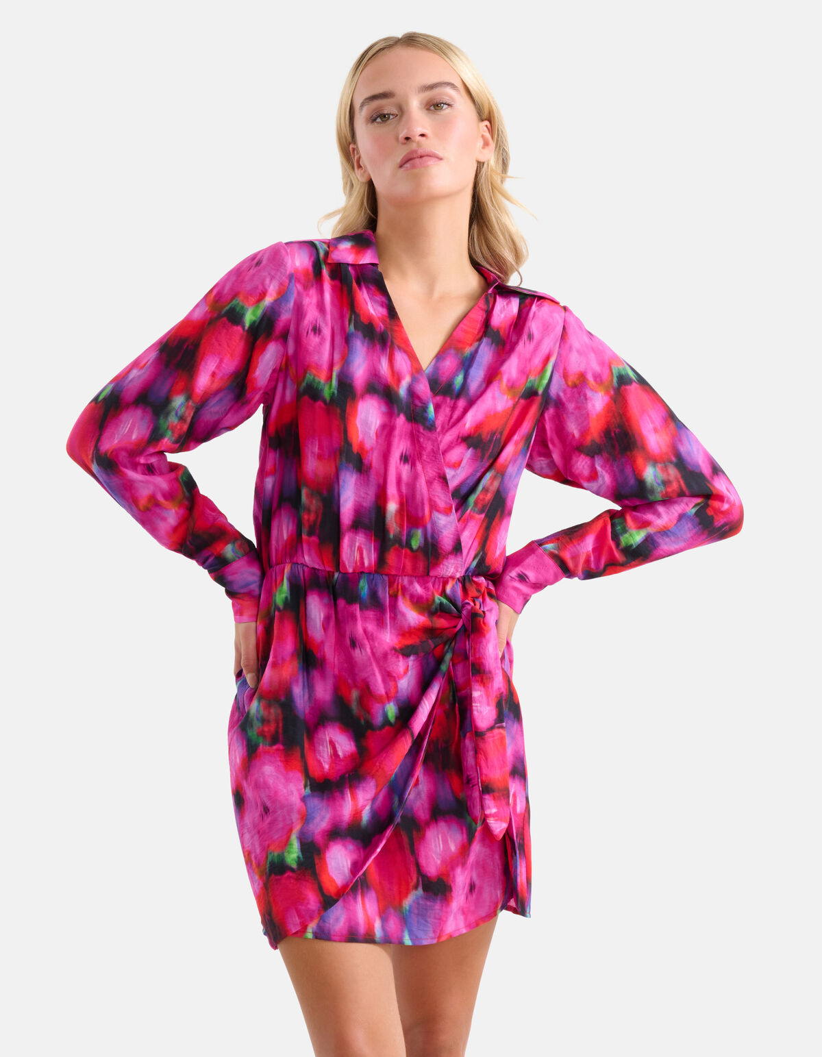 Bedrucktes Kleid Pink By Lizzy SHOEBY WOMEN