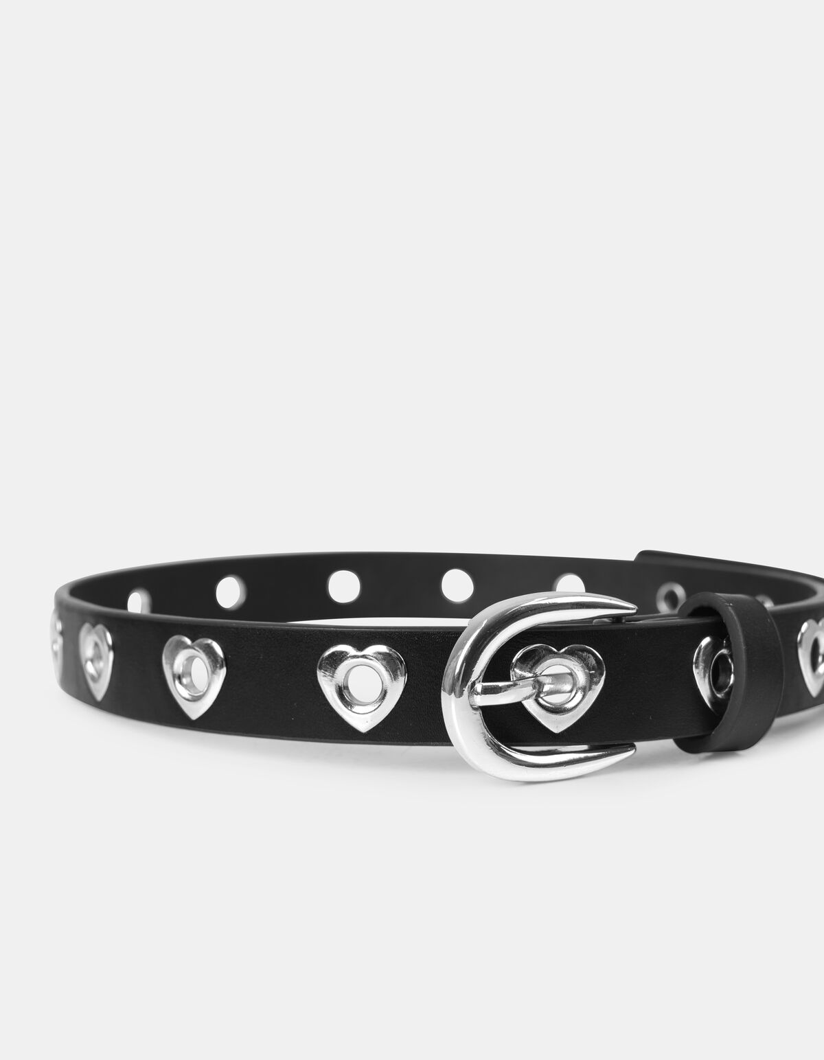 Silberner Herz-Gürtel SHOEBY ACCESSOIRES