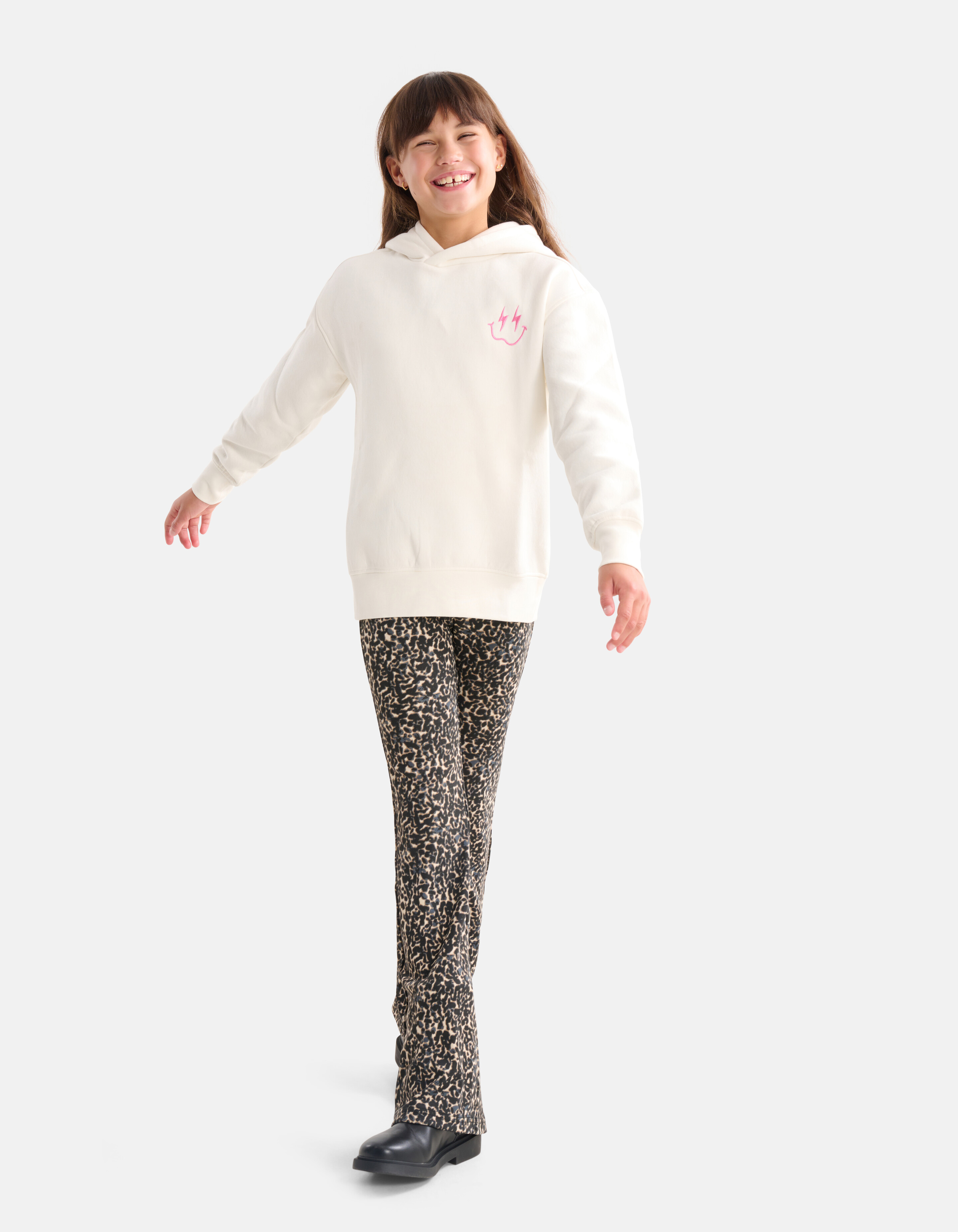 Artwork Hoodie Off White SHOEBY GIRLS