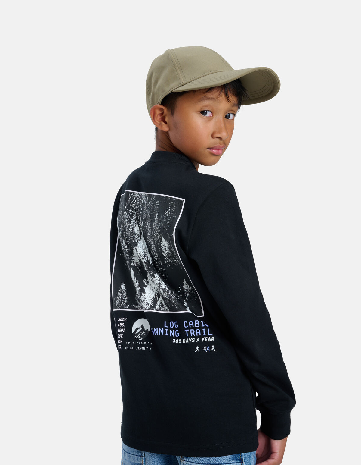 Bedrucktes T-shirt Schwarz SHOEBY BOYS