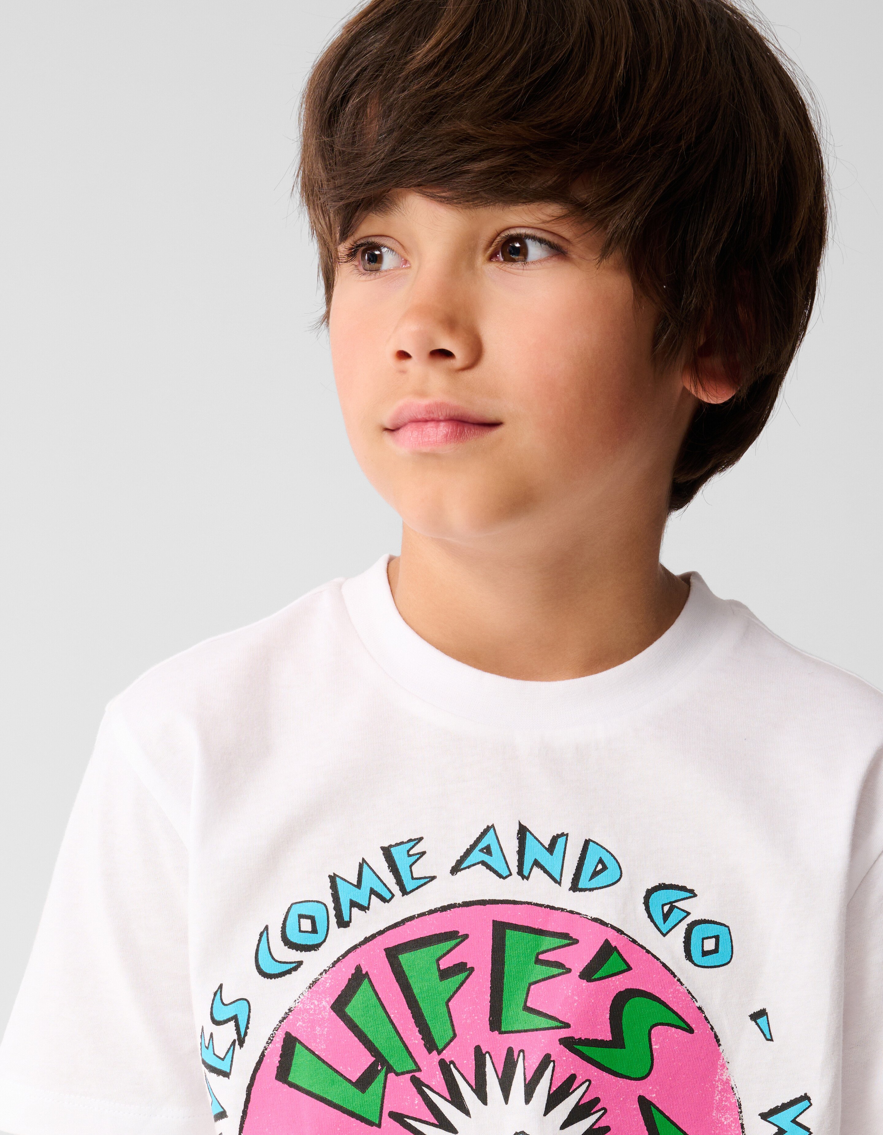 Strand Artwork T-shirt Weiß SHOEBY BOYS