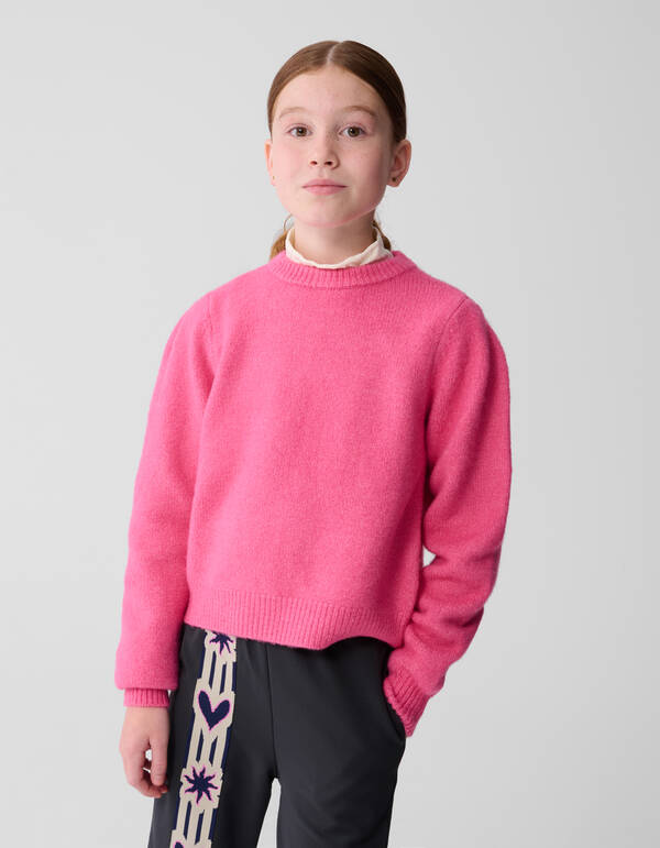 Pullover mit offener Rückseite und Schleife Rosa SHOEBY GIRLS