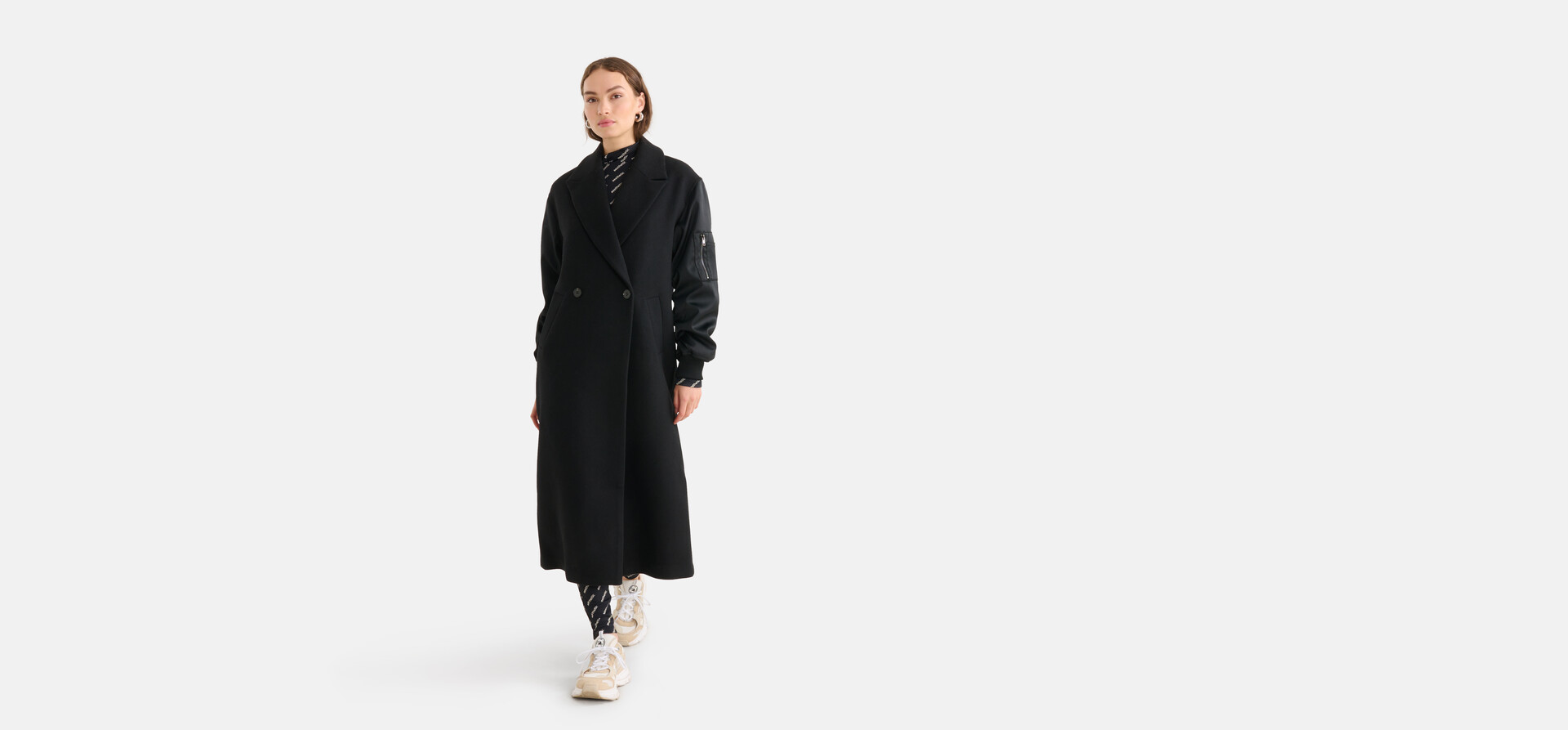 Combi Bomber Jas Zwart SHOEBY WOMEN