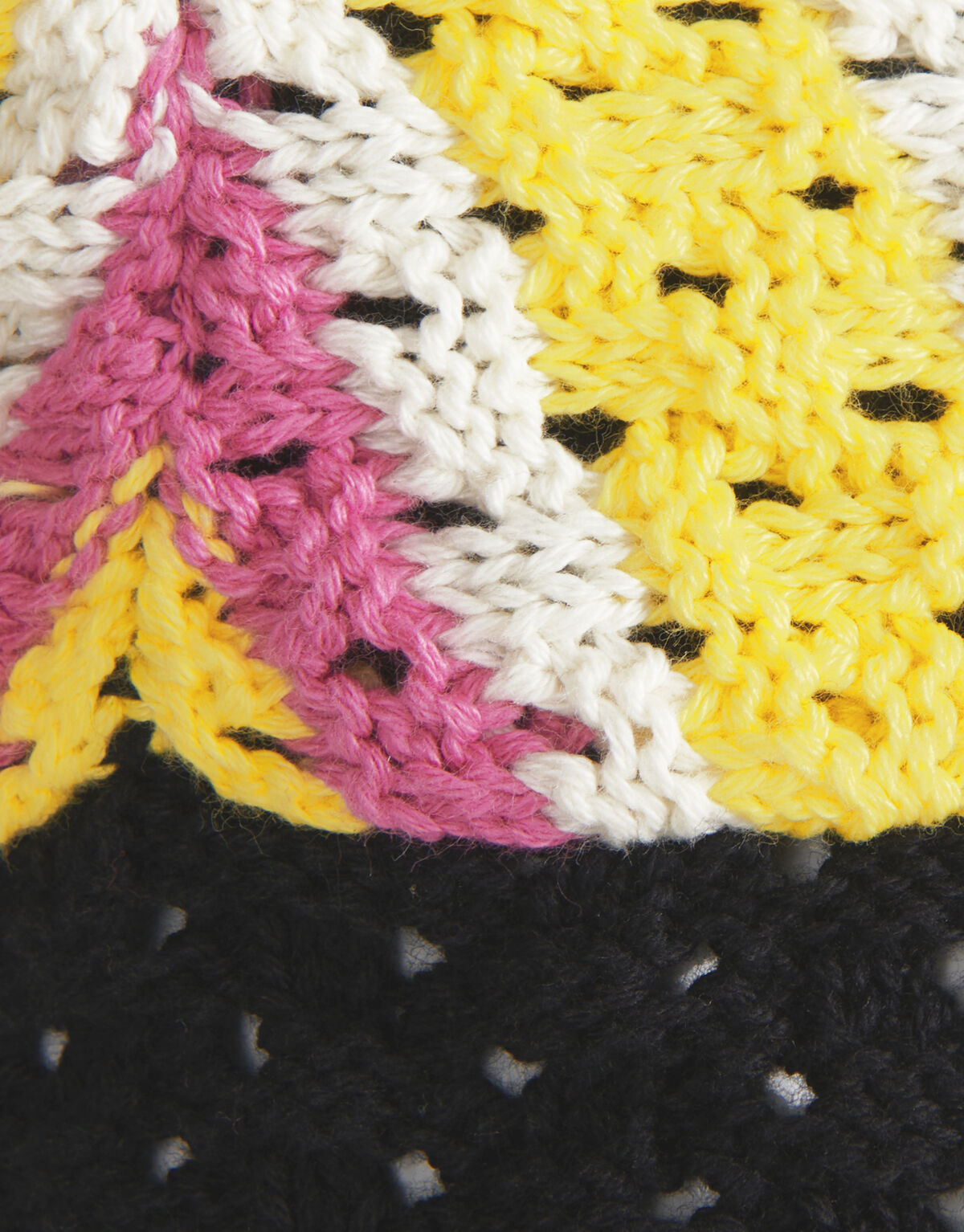 Gehäkeltes Triangel-Top Dunkelgrau SHOEBY GIRLS