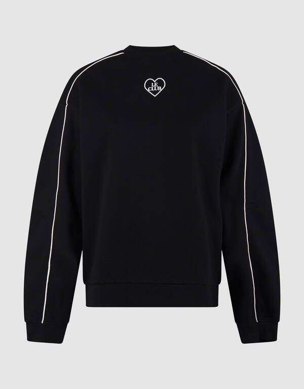 Pullover mit Herz-Artwork Schwarz SHOEBY WOMEN