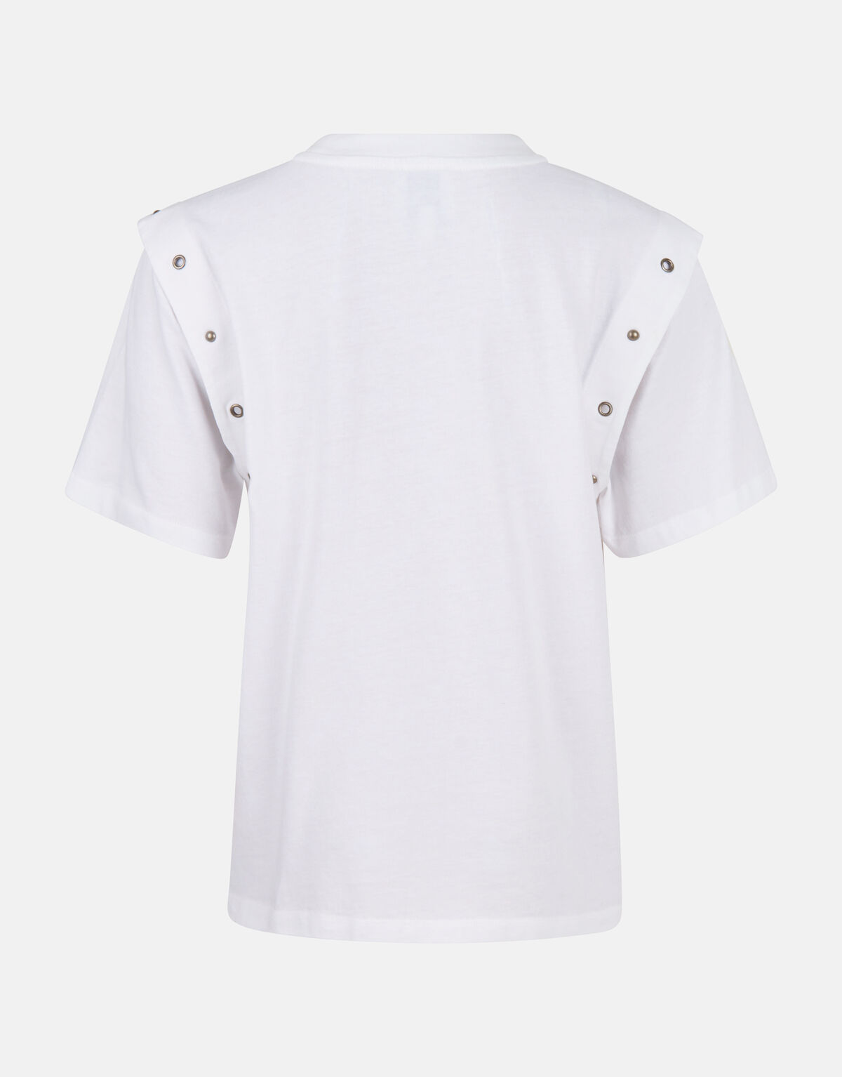 Ösen-T-Shirt Weiß SHOEBY GIRLS