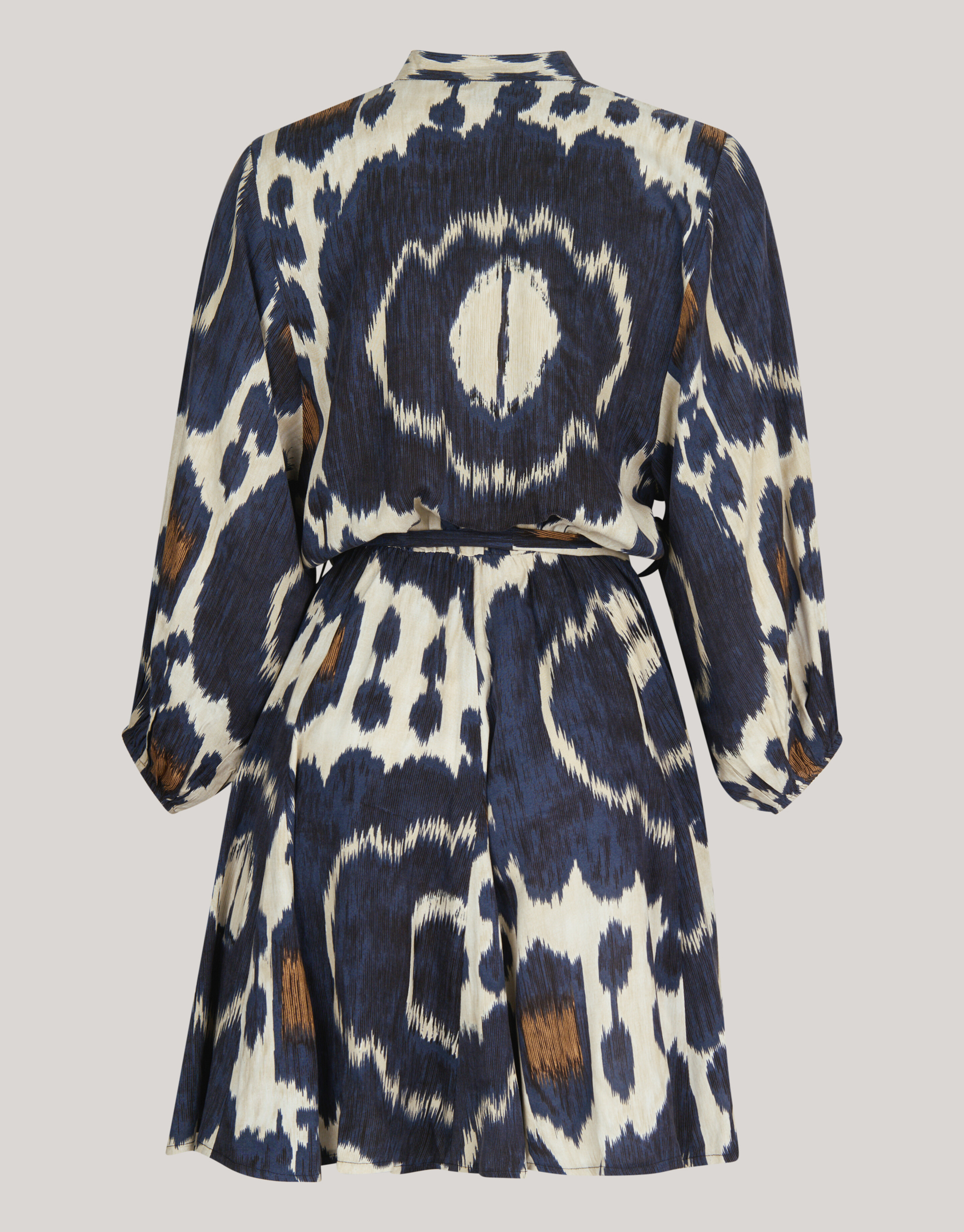 Bedrucktes Kleid Dunkelblau SHOEBY WOMEN