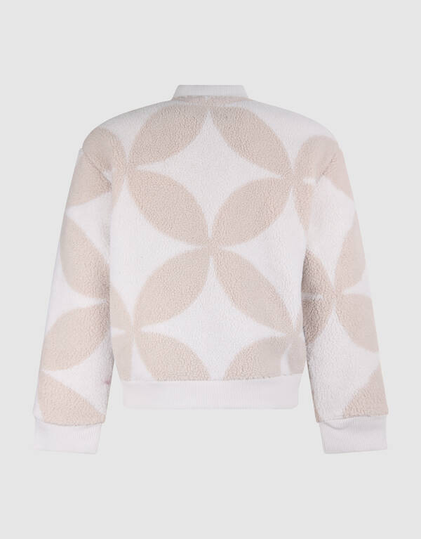 Bomberjacke mit Teddy-Logo in Off-White SHOEBY MEN