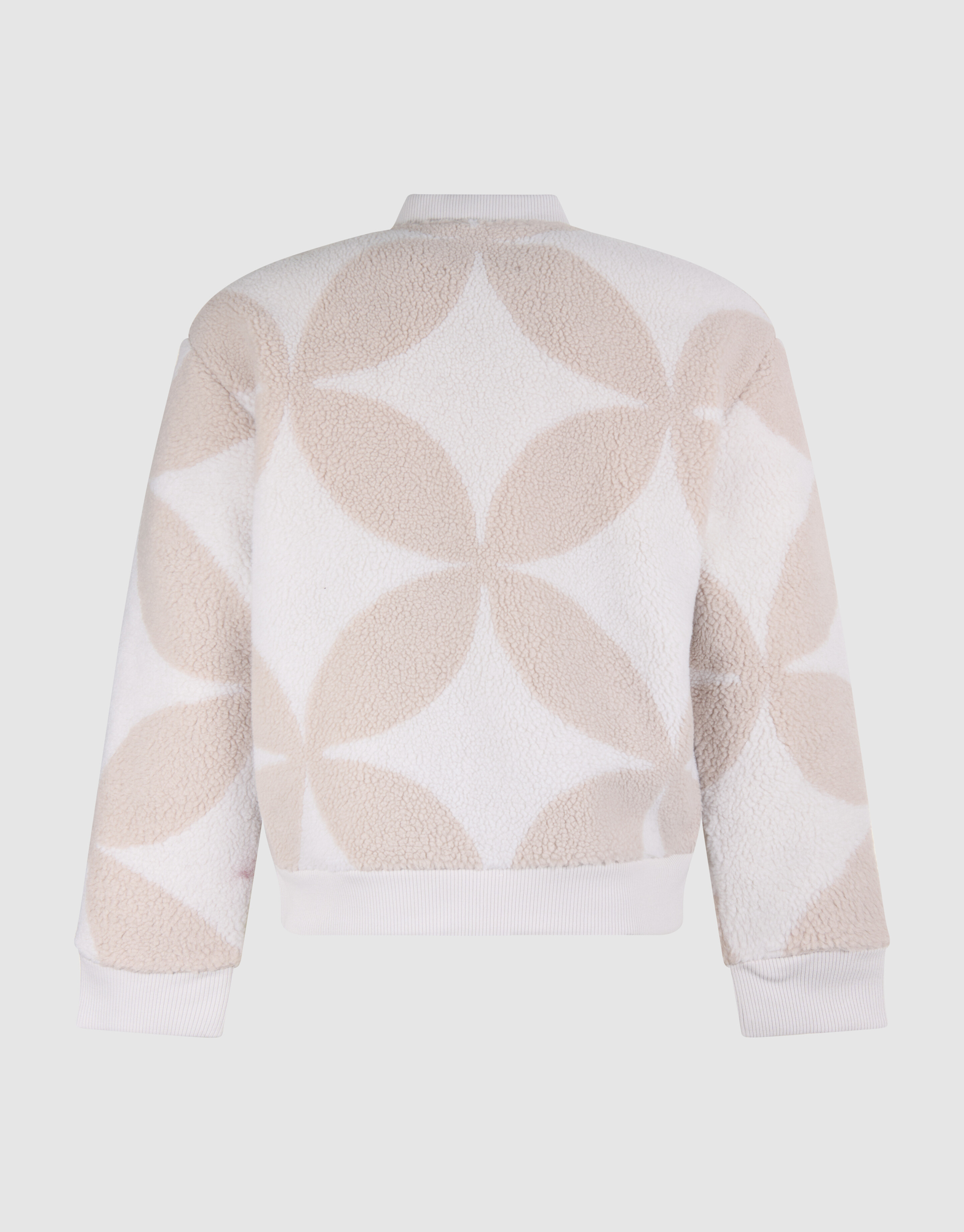 Bomberjacke mit Teddy-Logo in Off-White SHOEBY MEN