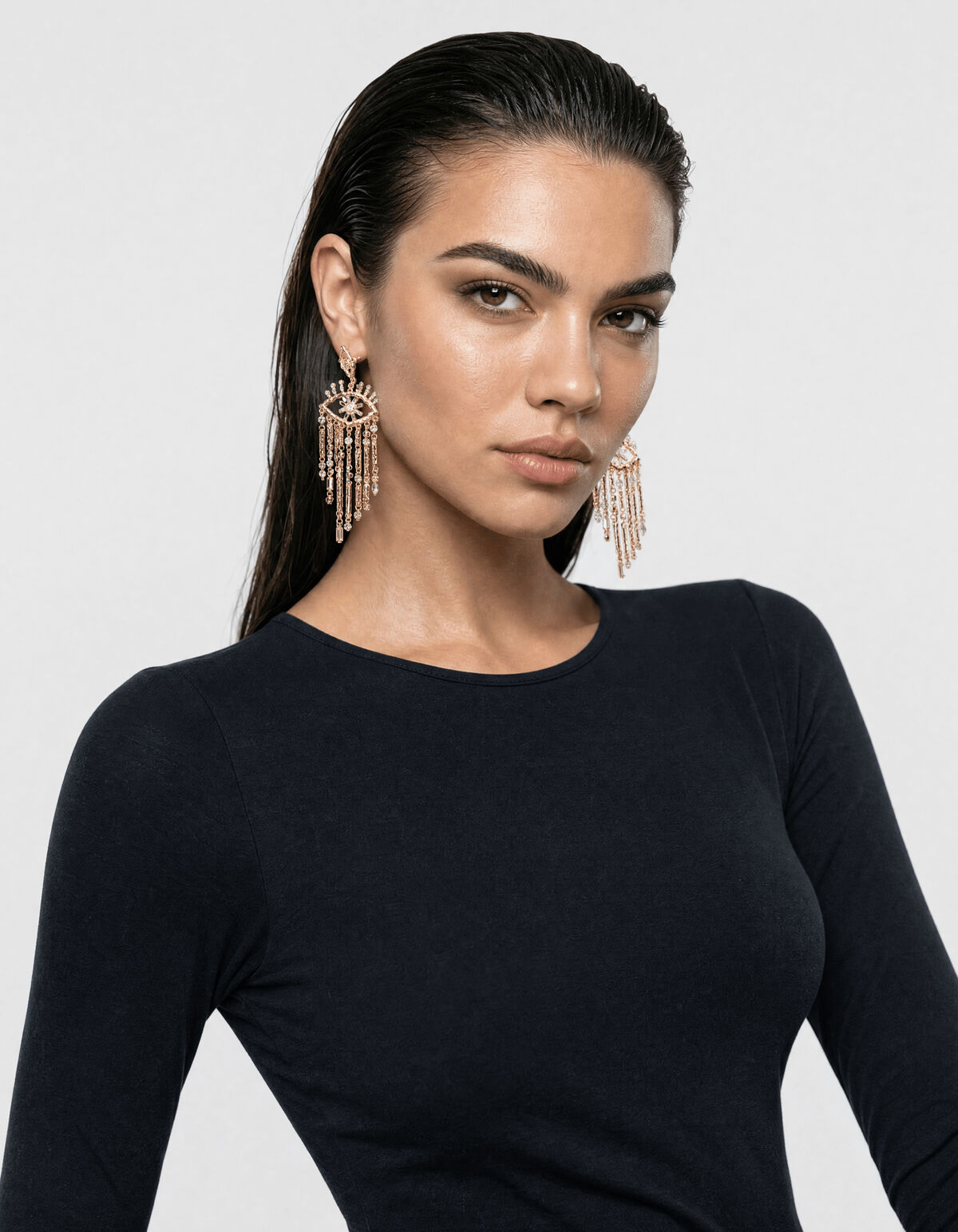 Weiche Longsleeve Top Schwarz SHOEBY WOMEN