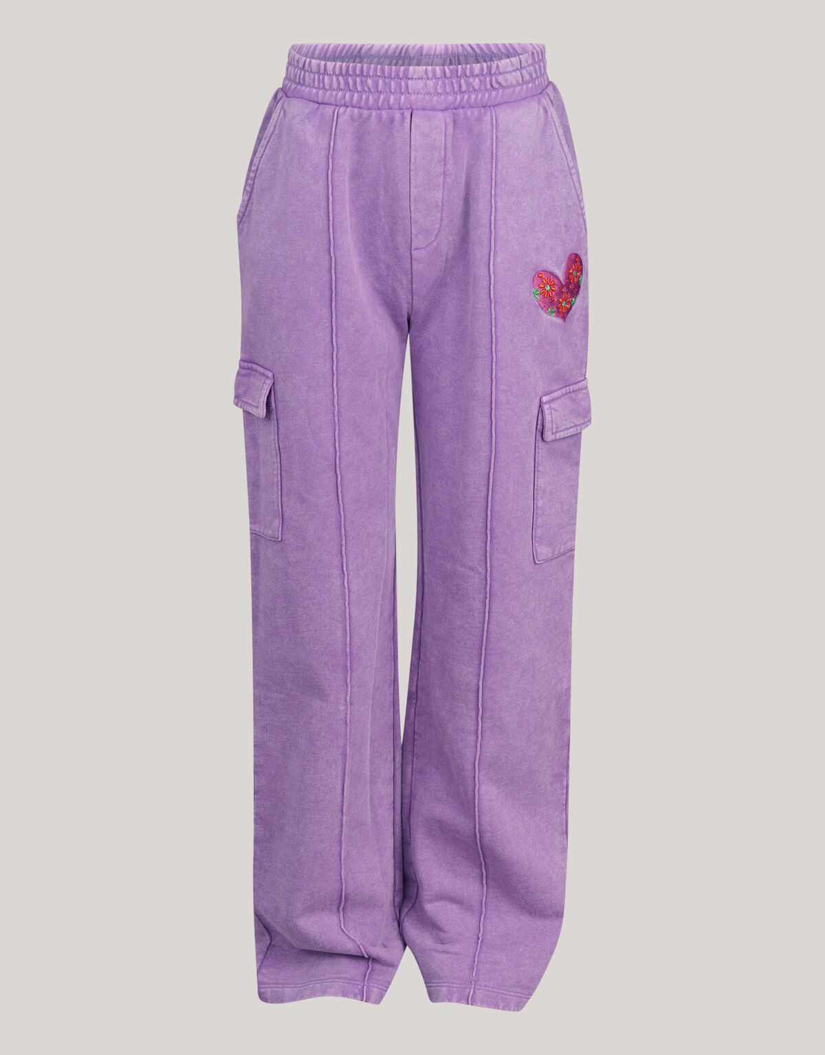 Cargohose mit weitem Bein Lila SHOEBY GIRLS