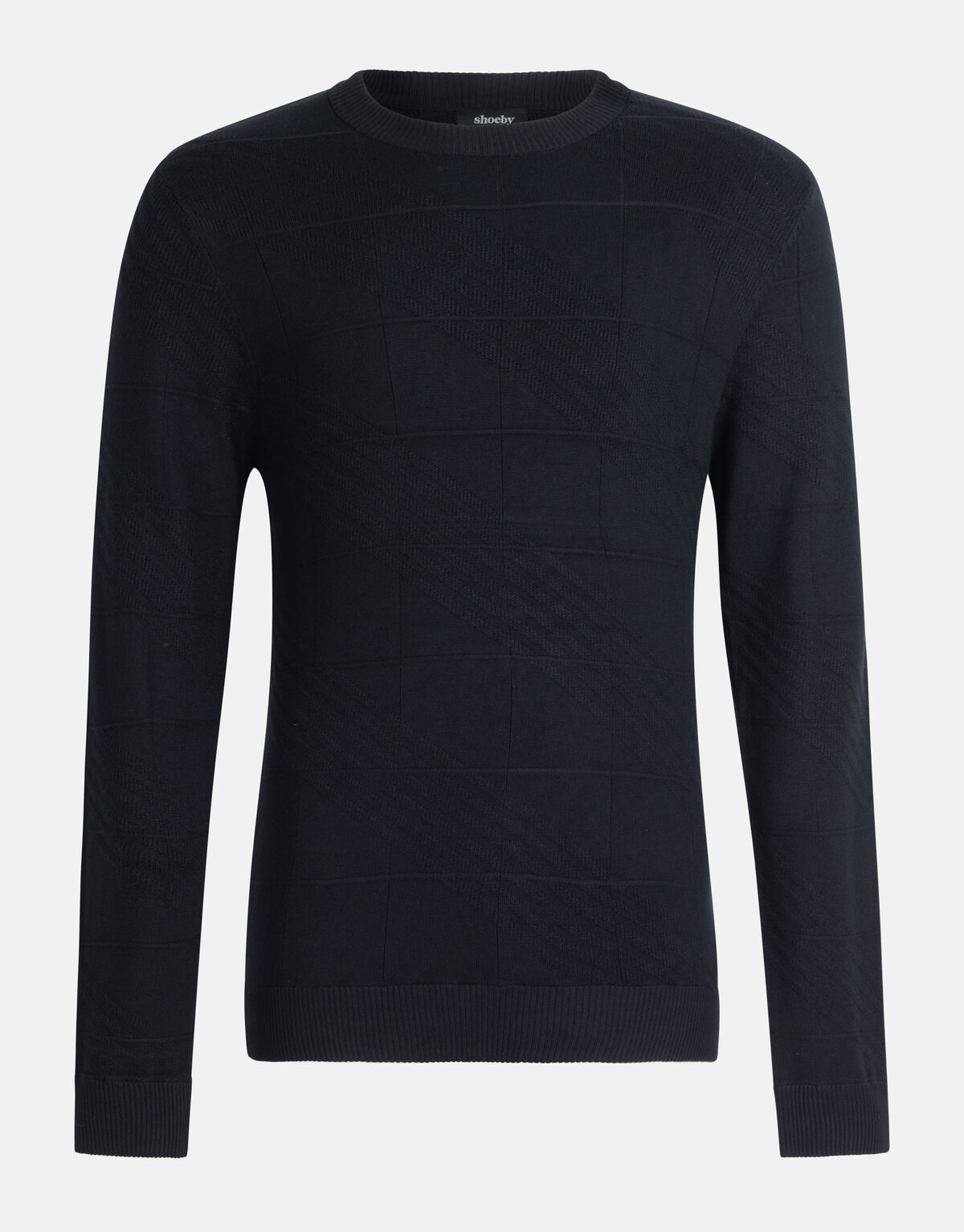 Diagonaler Pullover Schwarz SHOEBY MEN