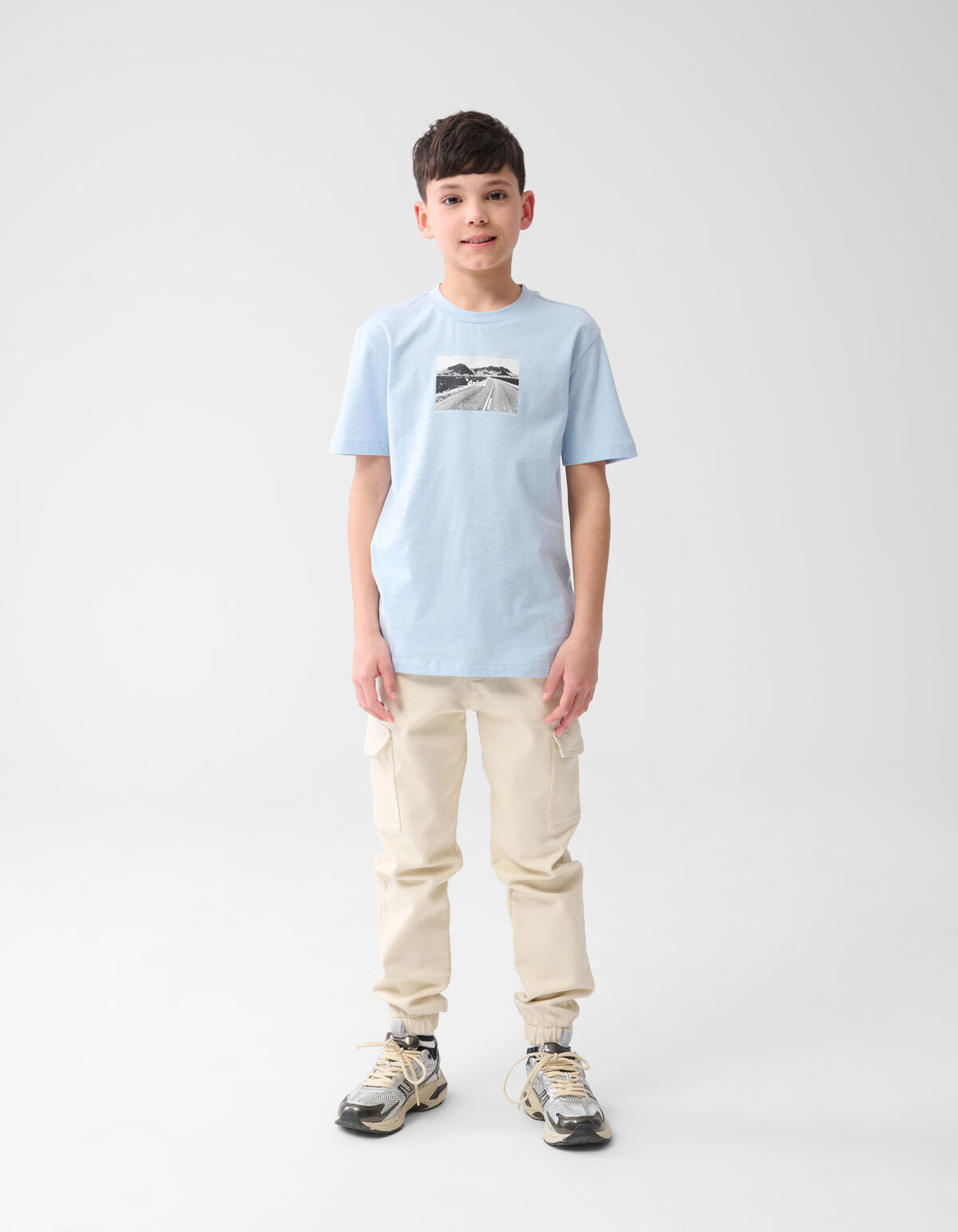 Artwork T-shirt Hellblau SHOEBY BOYS