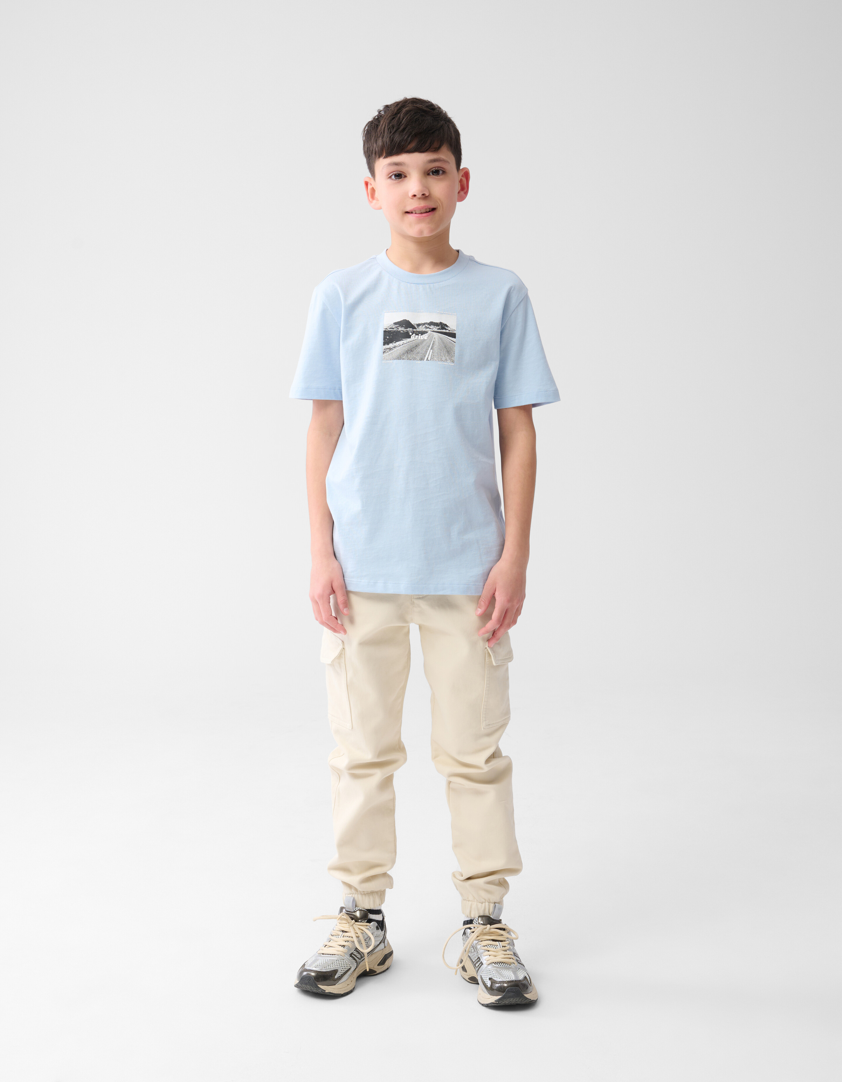 Artwork T-shirt Hellblau SHOEBY BOYS