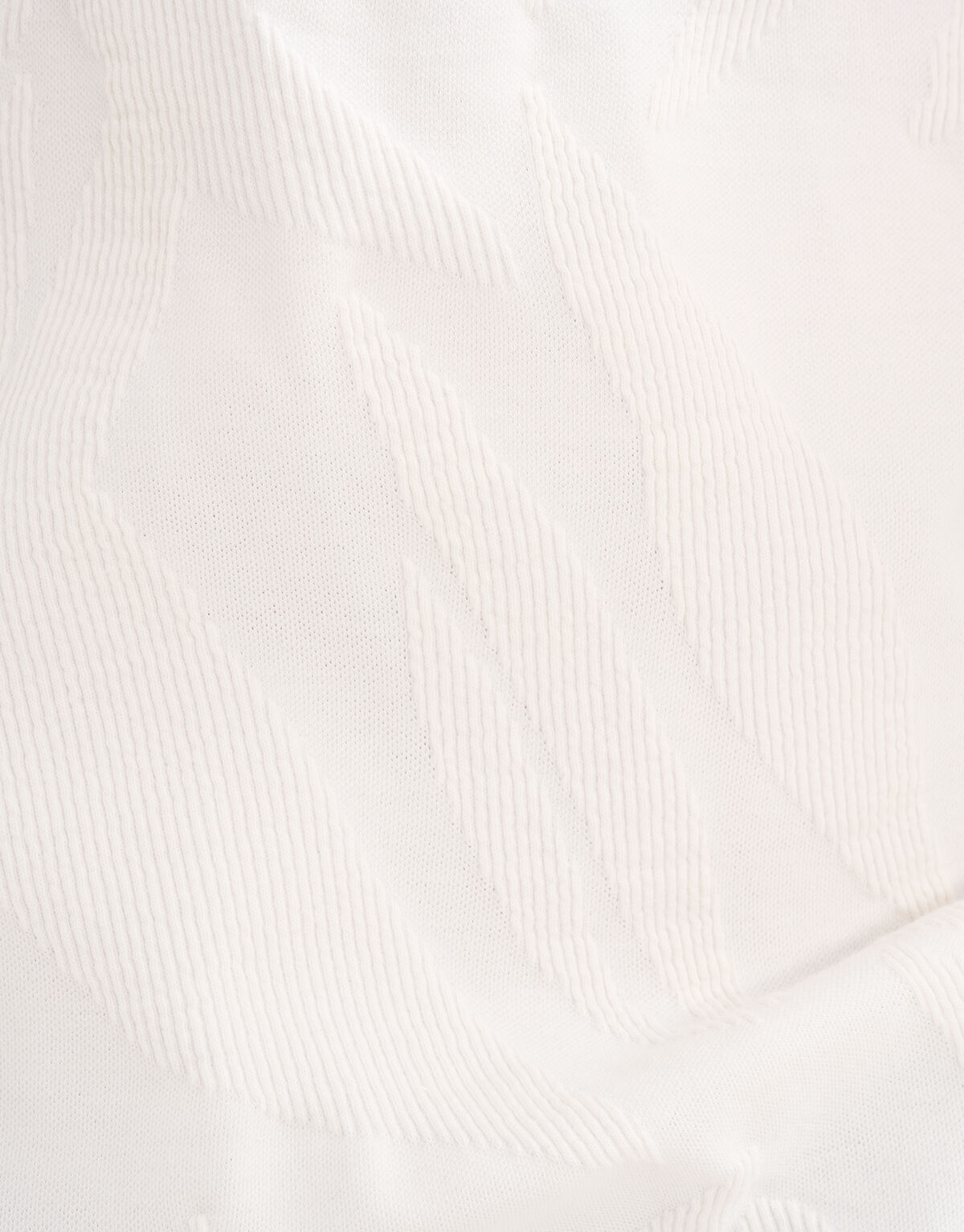 Structuur T-shirt Gebroken Wit SHOEBY MEN