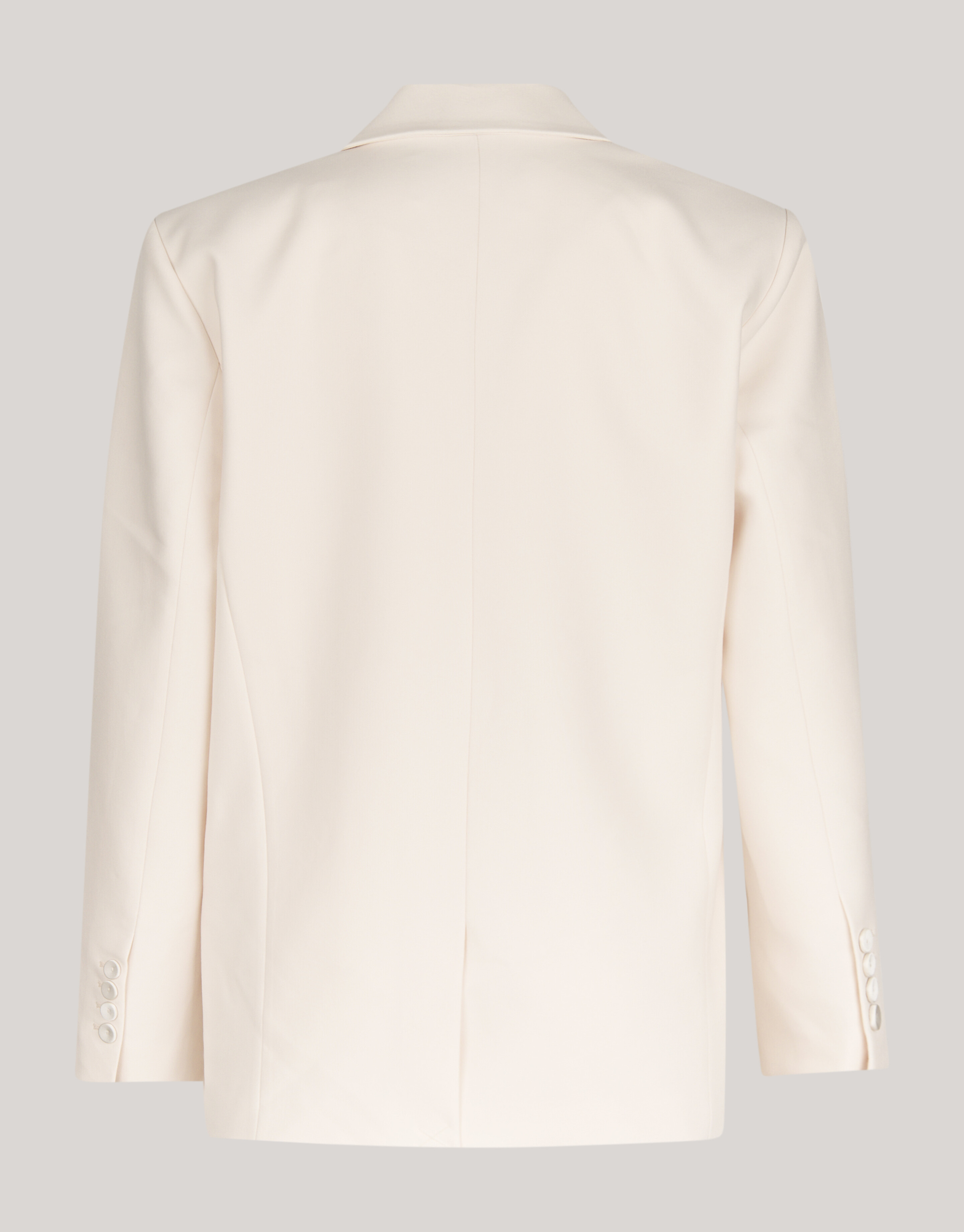 Embellished Oversized Blazer Gebroken Wit SHOEBY WOMEN