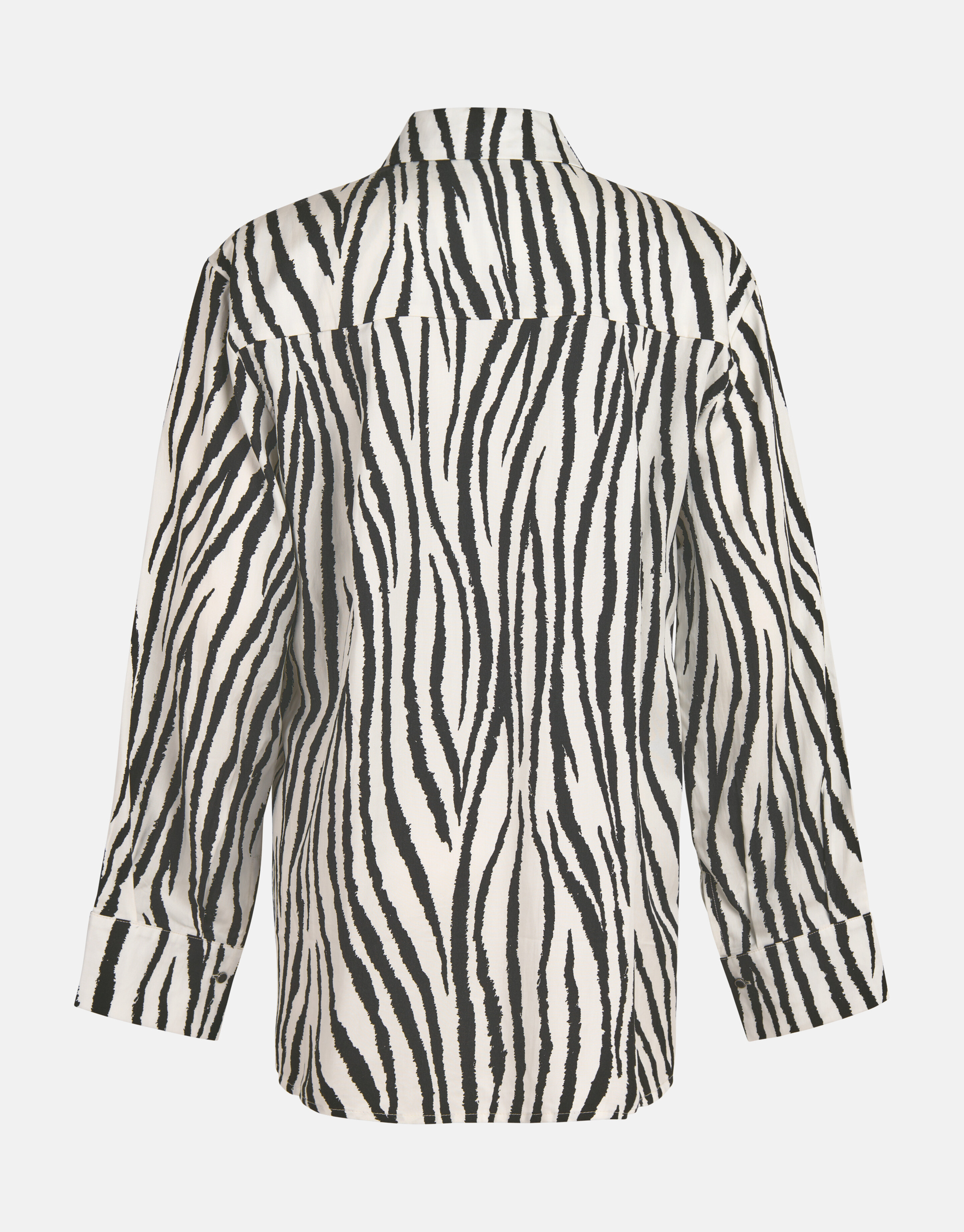 Bluse mit Zebradruck Schwarz/Weiß SHOEBY WOMEN