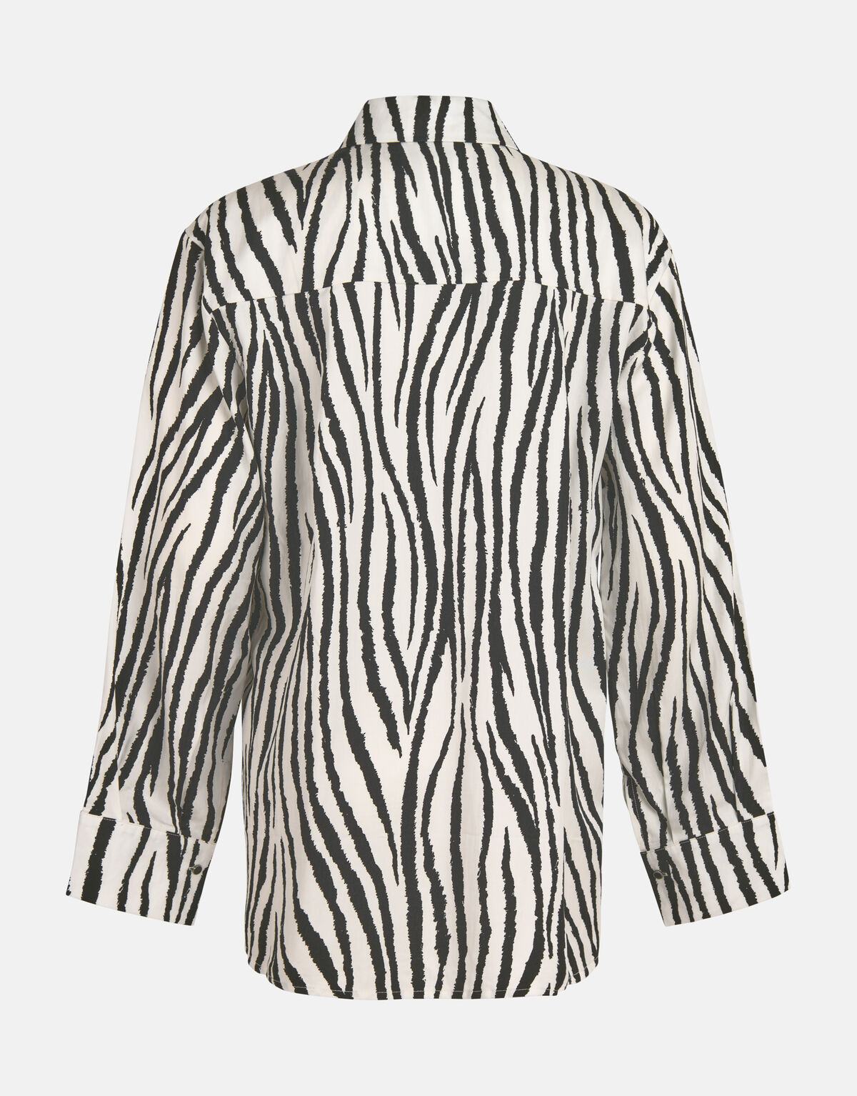 Bluse mit Zebradruck Schwarz/Weiß SHOEBY WOMEN