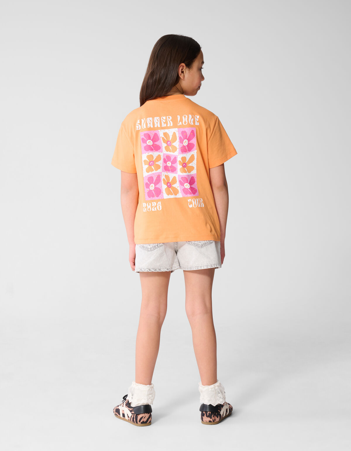 Summer Love T-Shirt Orange SHOEBY GIRLS