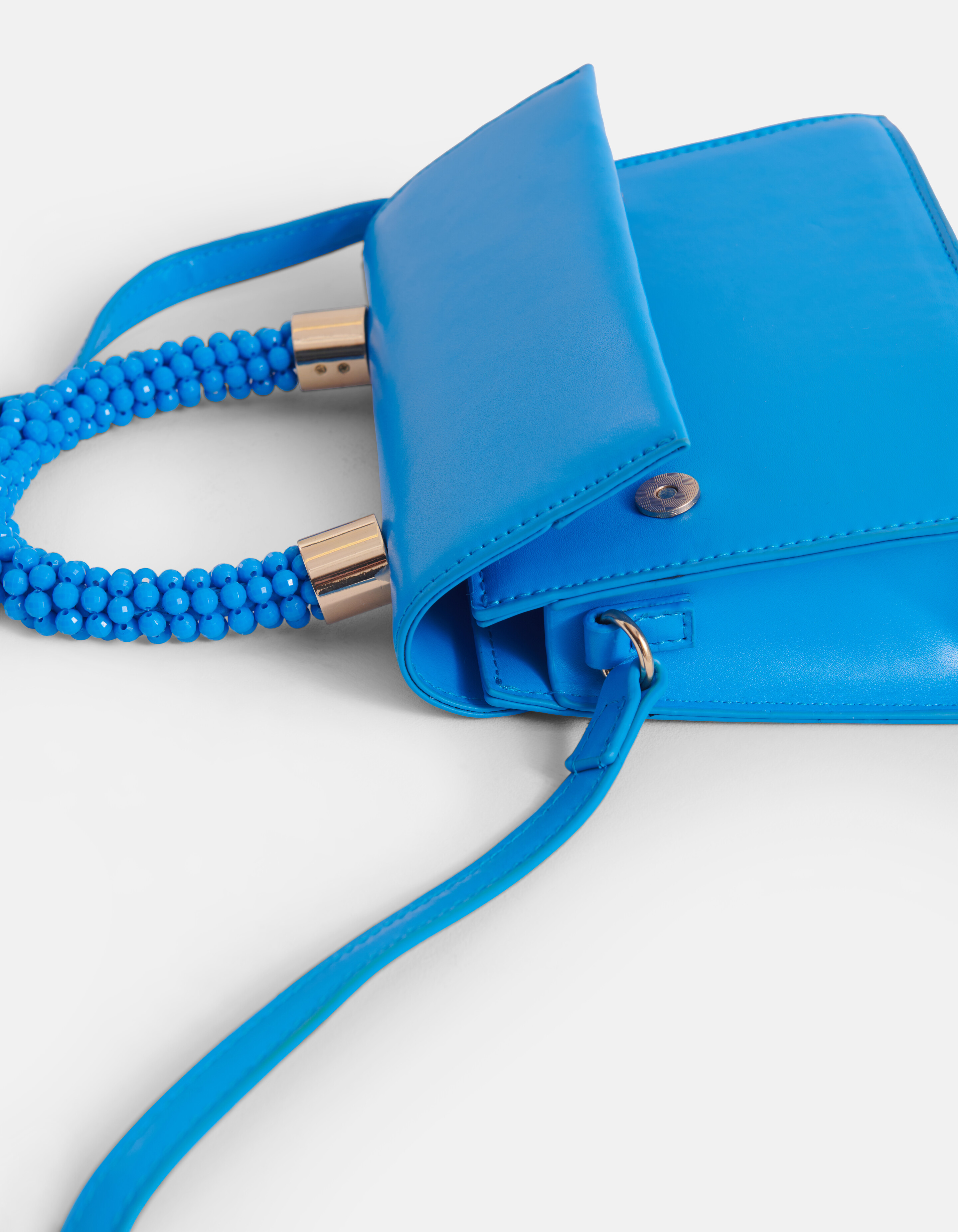 Mini-Tasche mit Perlen Blau SHOEBY ACCESSOIRES