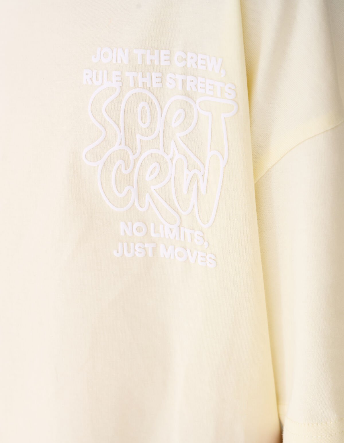 Sport Crew Artwork T-Shirt Hellgelb SHOEBY BOYS