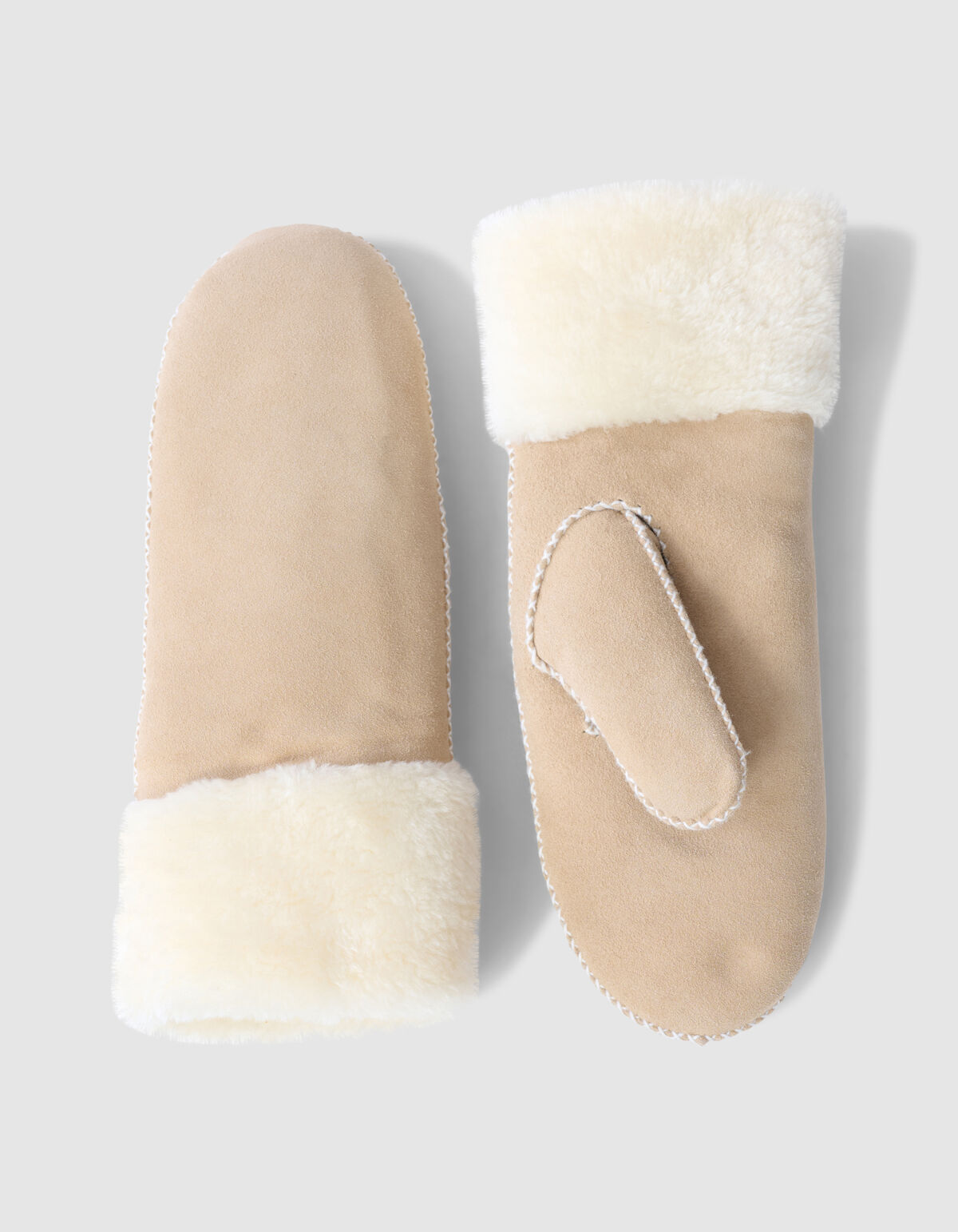 Wollen lijkwaden beige SHOEBY ACCESSOIRES