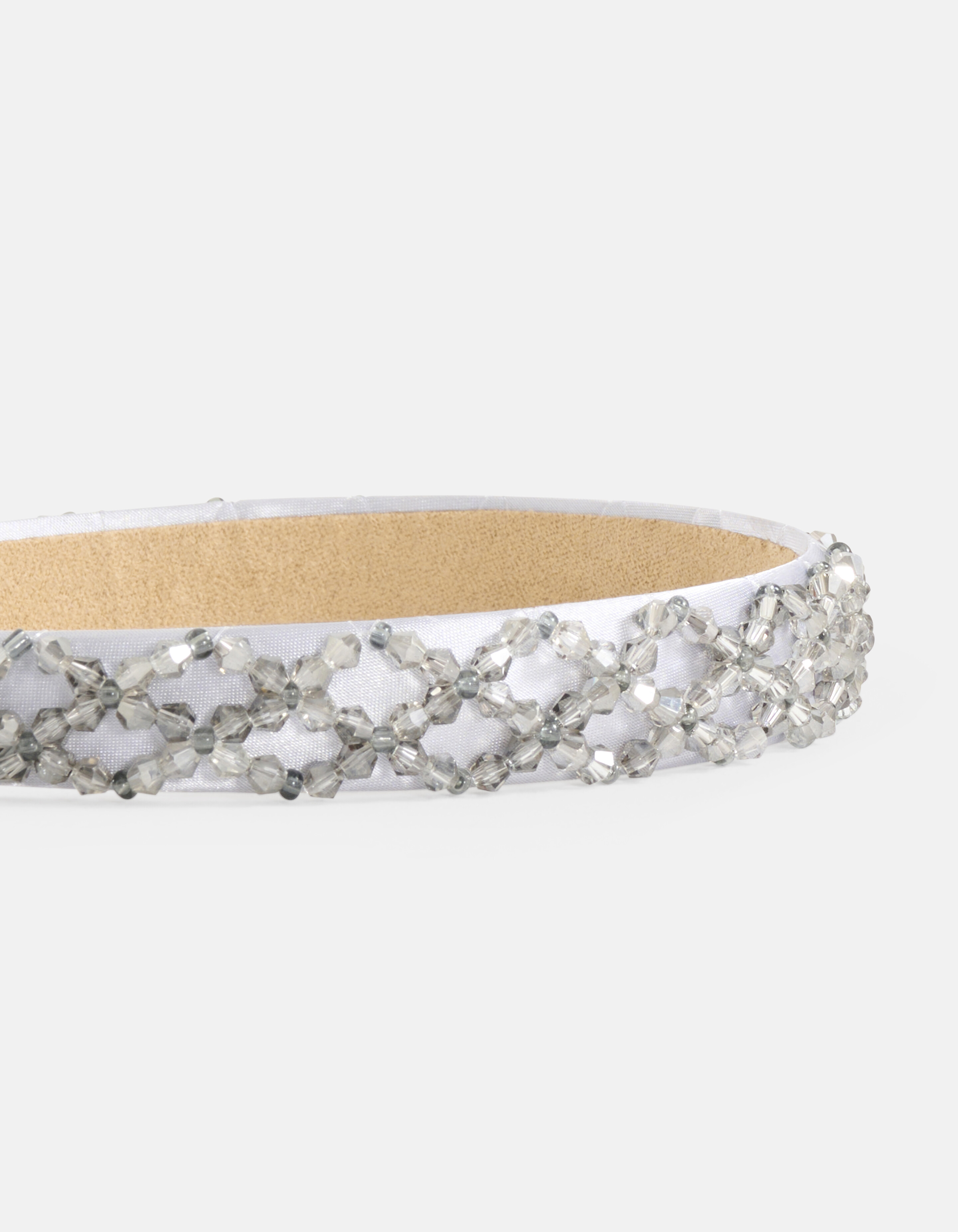 Perlenhaarband Silber SHOEBY ACCESSOIRES