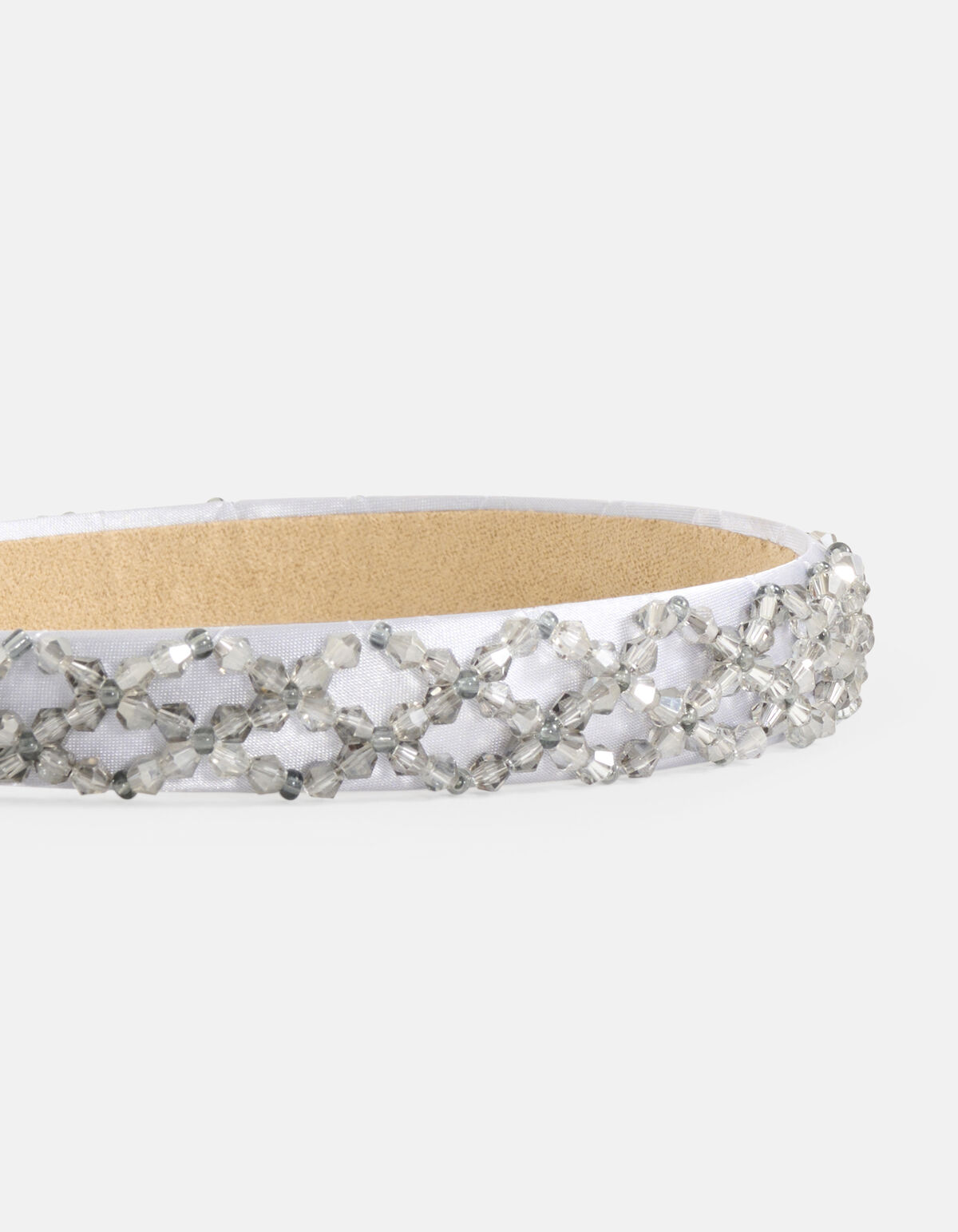 Perlenhaarband Silber SHOEBY ACCESSOIRES