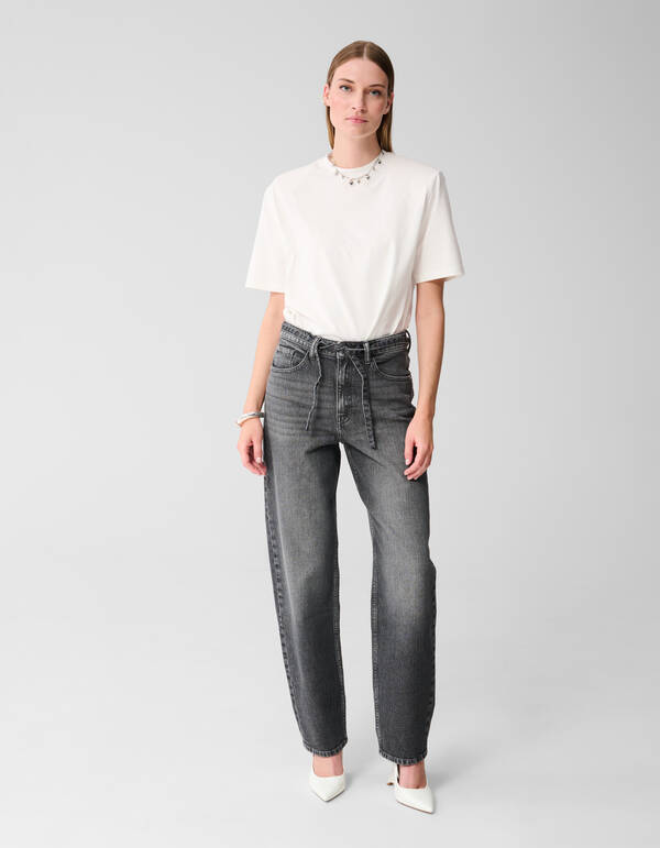 Balloon Fit Jeans Grau SHOEBY WOMEN