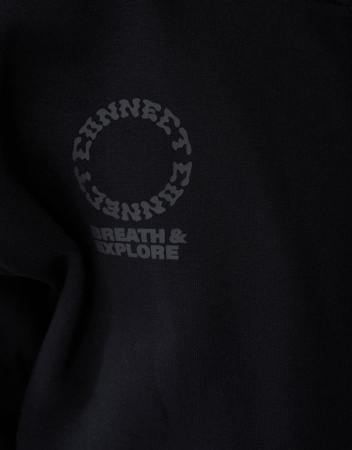 Schwarzer Pullover mit halbem Rei&szlig;verschluss SHOEBY BOYS