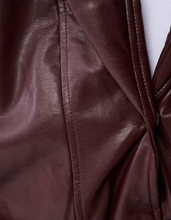 Bomberjacke mit Kragen, Dunkelrot SHOEBY WOMEN