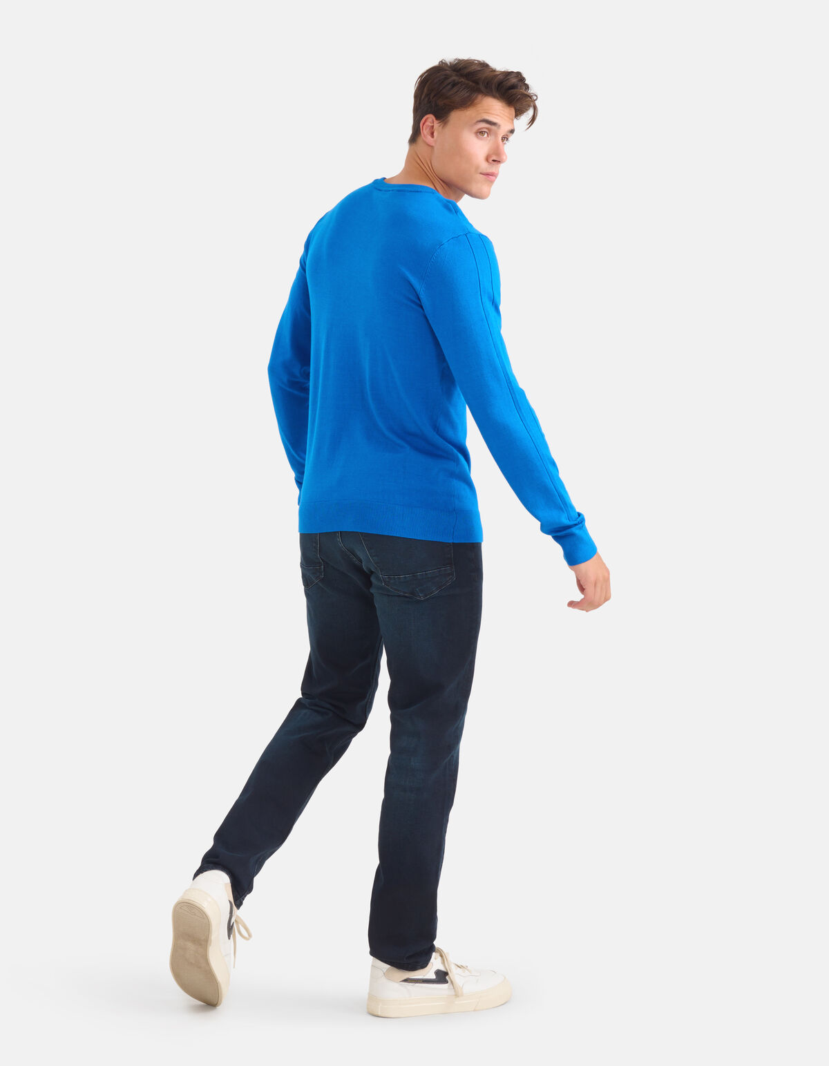 Straight Jeans Blau/Schwarz Länge 34 Refill