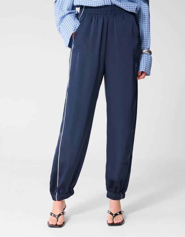 Satin Jogger Dunkelblau SHOEBY WOMEN