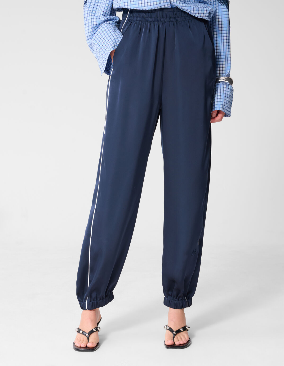 Satin Jogger Dunkelblau SHOEBY WOMEN