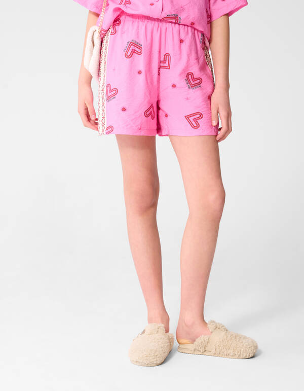 Herz Struktur Kurz Rosa SHOEBY GIRLS