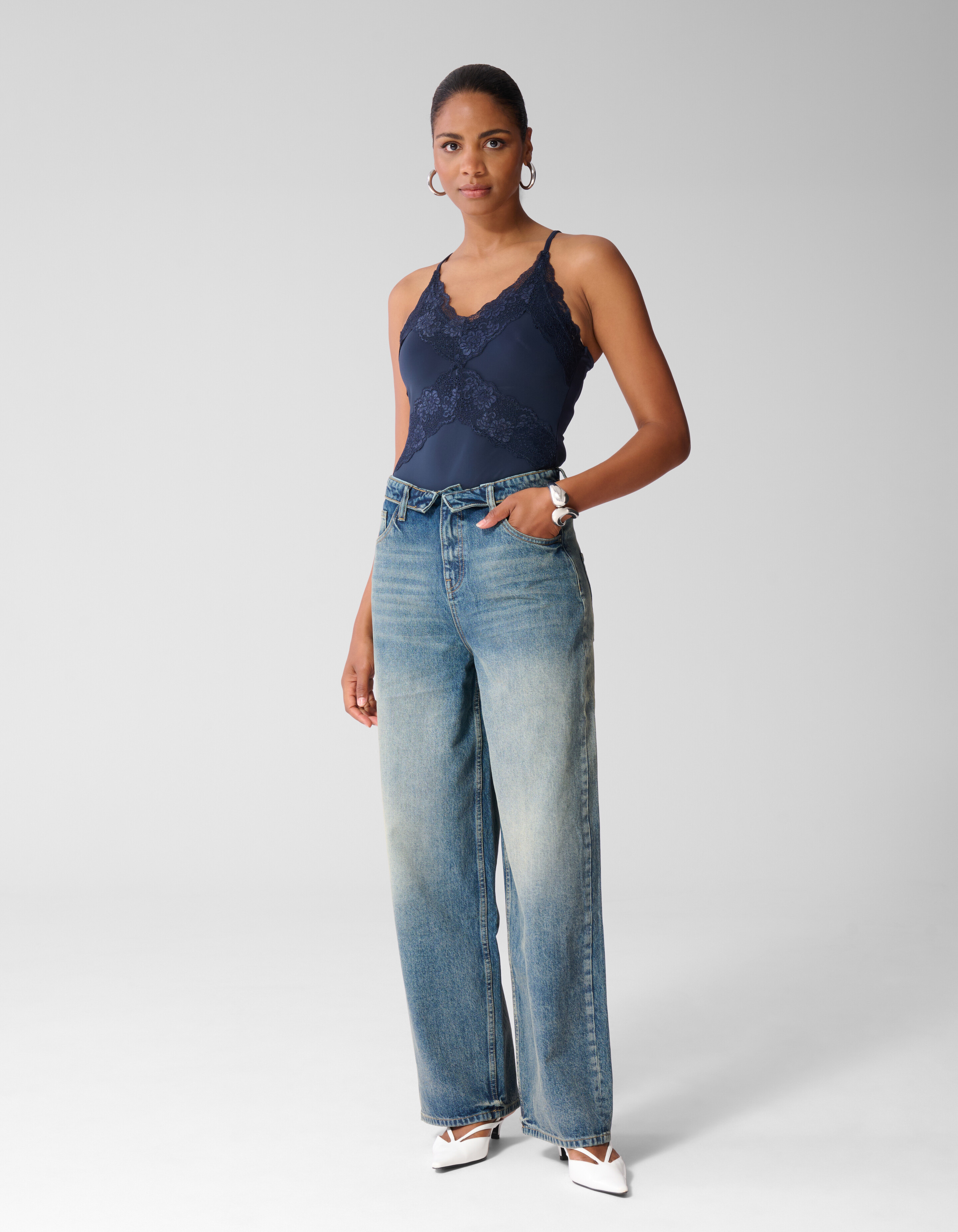 Lace Mix Body Dunkelblau SHOEBY WOMEN