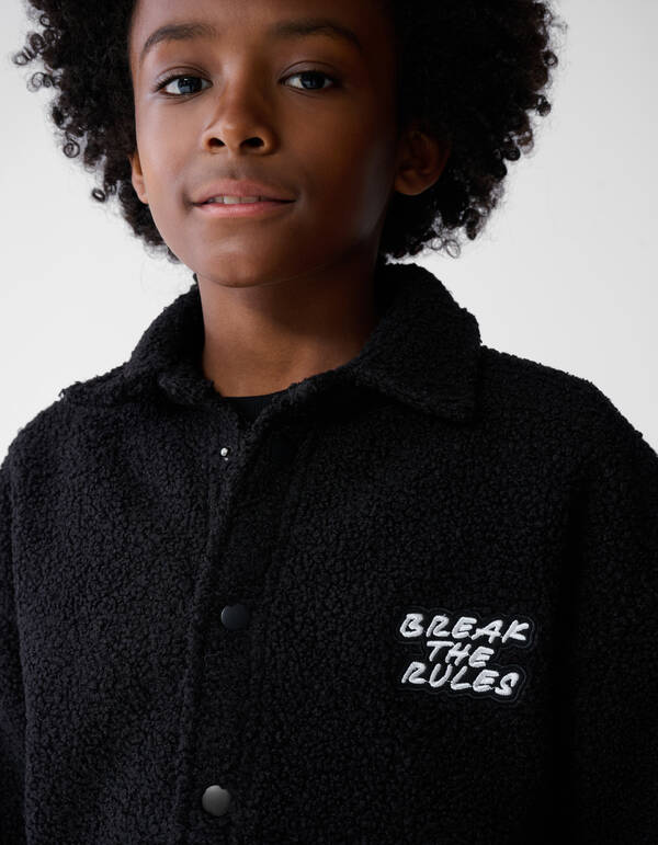 Teddymantel Schwarz SHOEBY BOYS