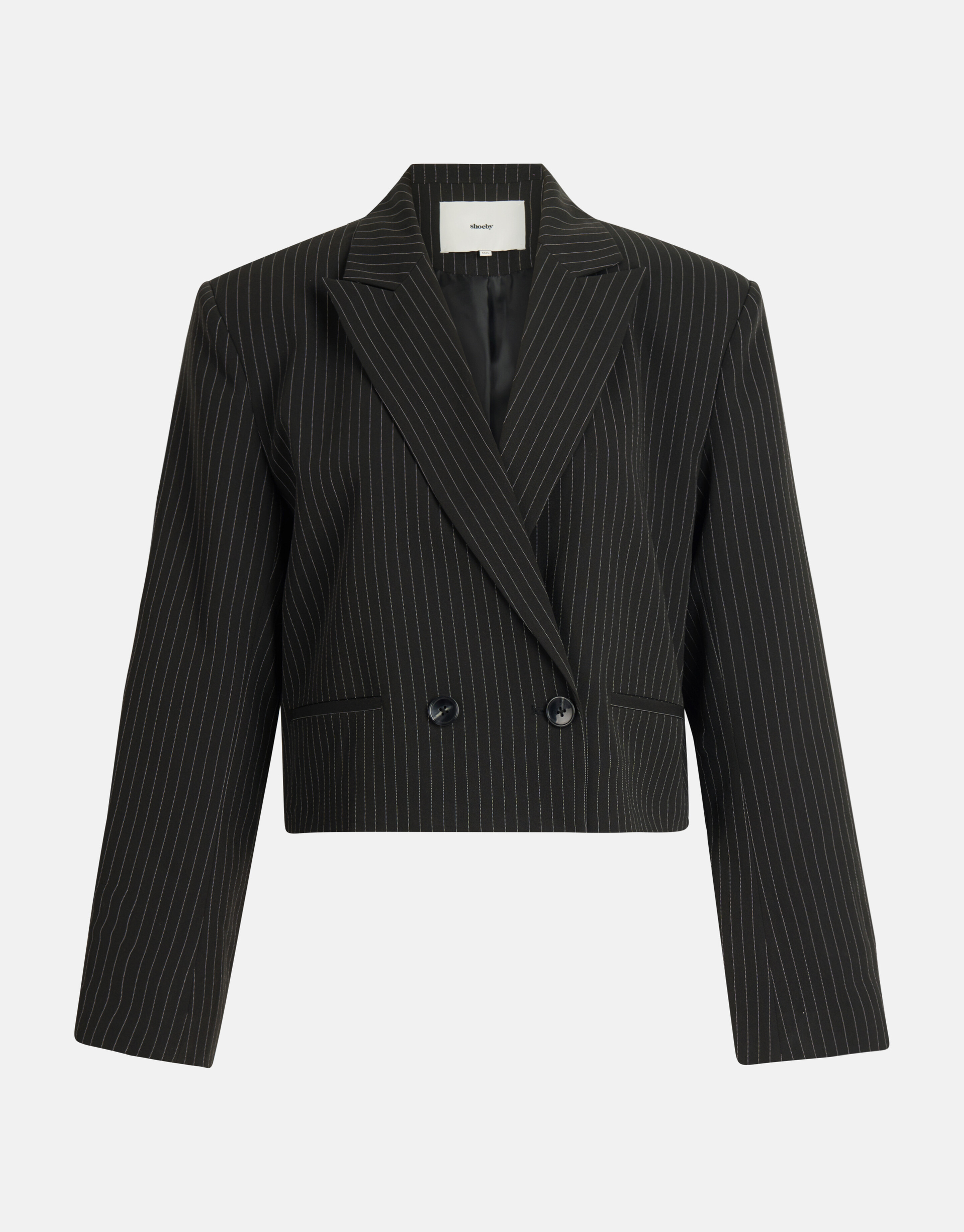 Nadelstreifen-Blazer Schwarz SHOEBY WOMEN