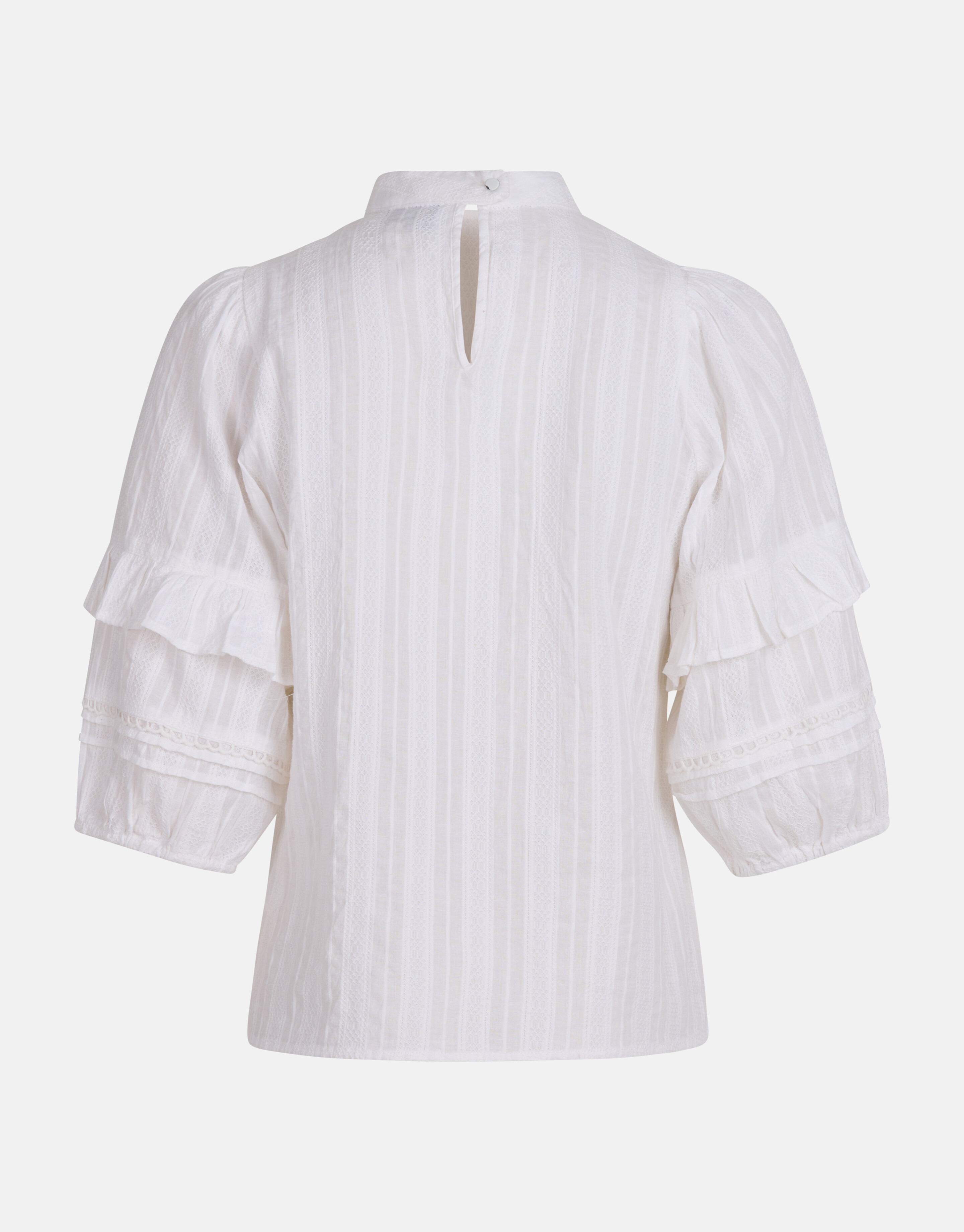Rüschenbluse Weiß SHOEBY WOMEN