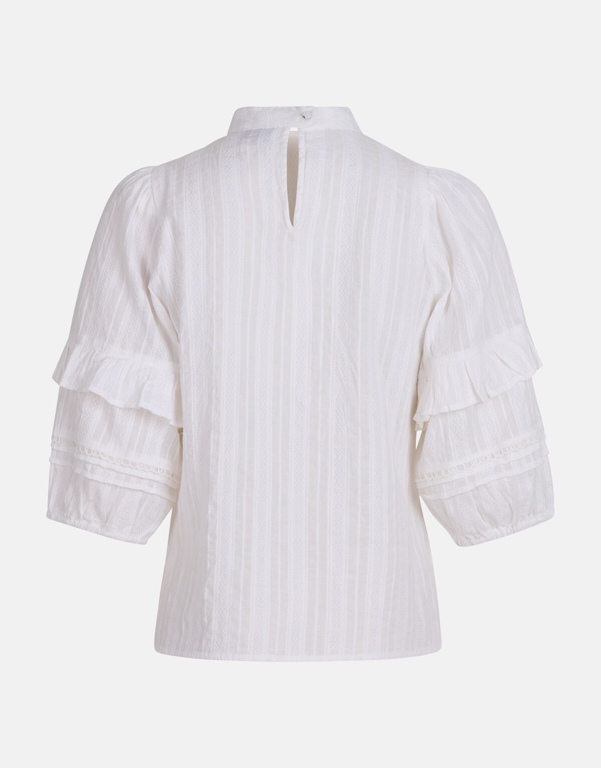 Rüschenbluse Weiß SHOEBY WOMEN
